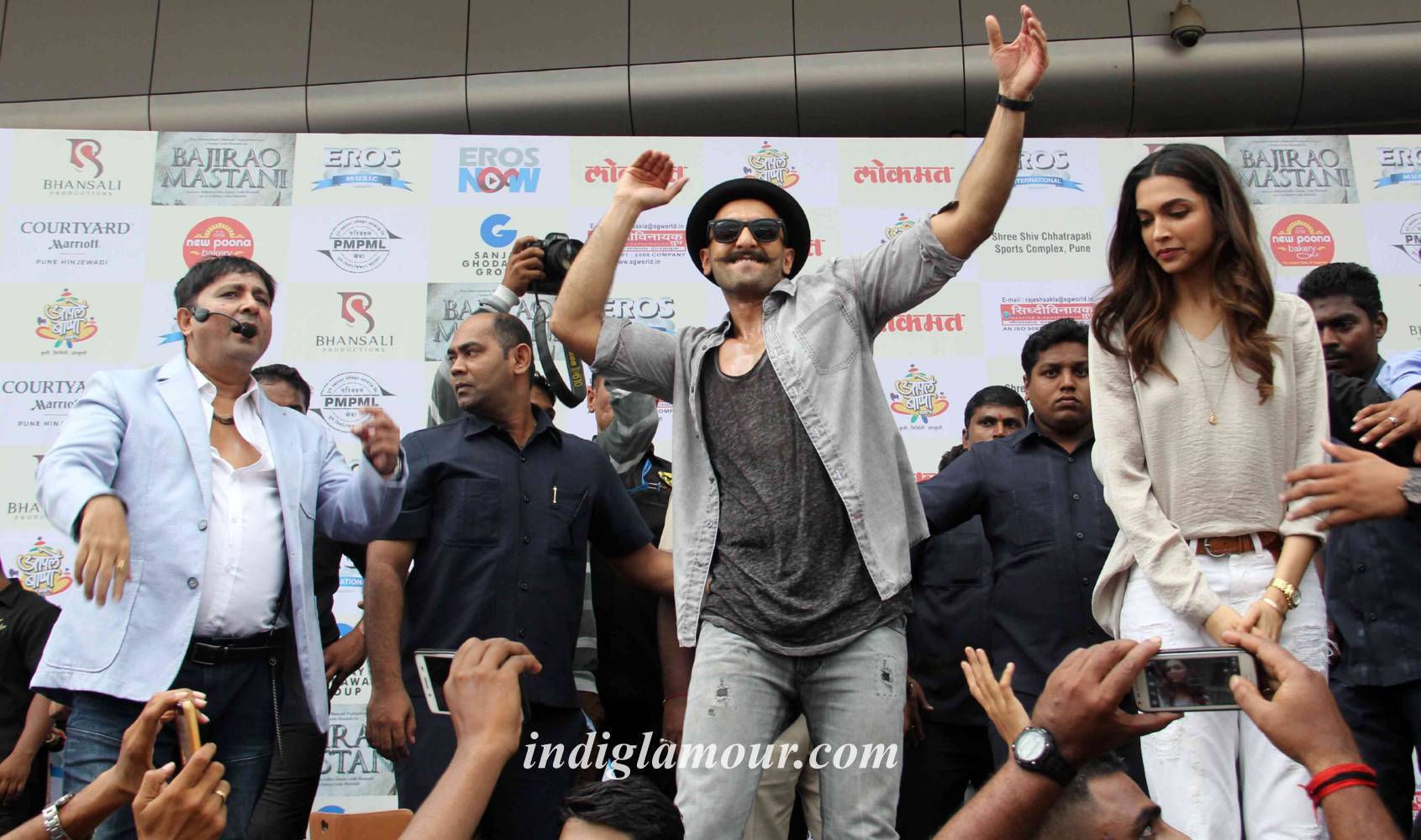 Song Launch of Gajanana from Film Bajirao Mastani Event hd photo