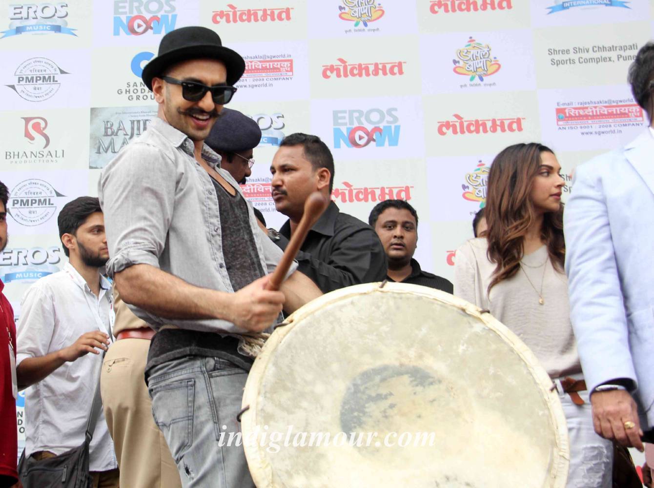 Song Launch of Gajanana from Film Bajirao Mastani Event hd photo
