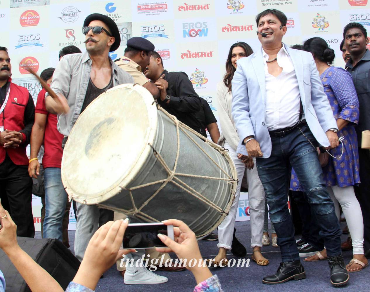 Song Launch of Gajanana from Film Bajirao Mastani Event hd photo