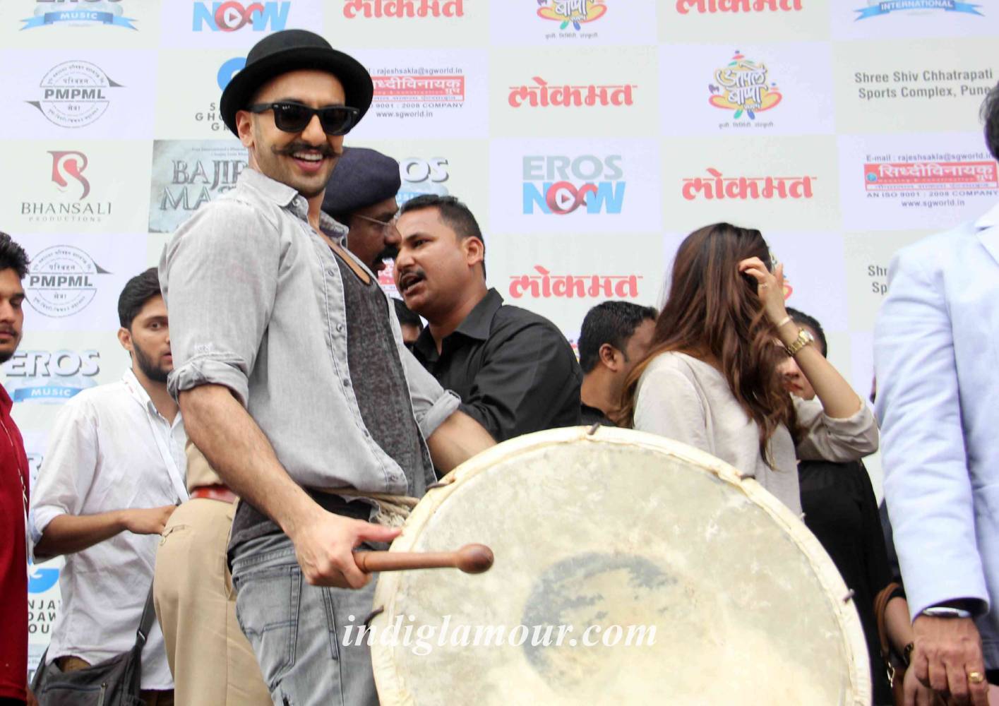 Song Launch of Gajanana from Film Bajirao Mastani Event hd photo