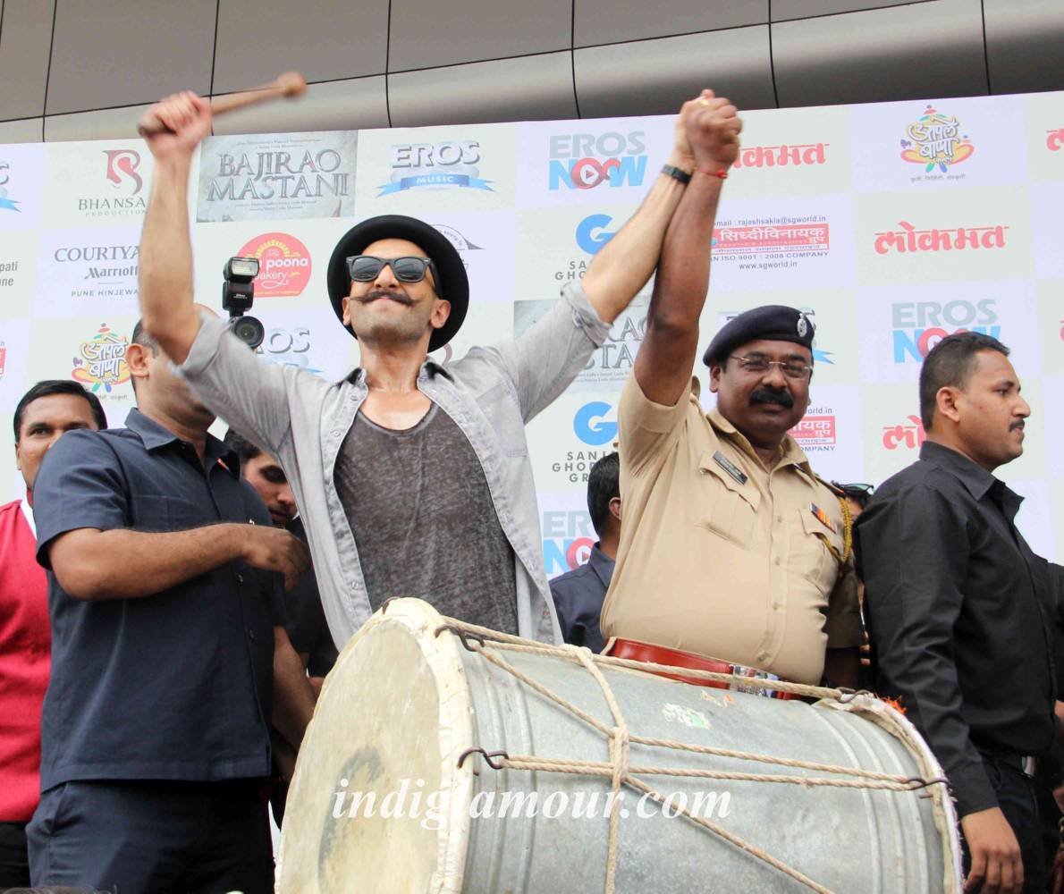 Song Launch of Gajanana from Film Bajirao Mastani Event hd photo