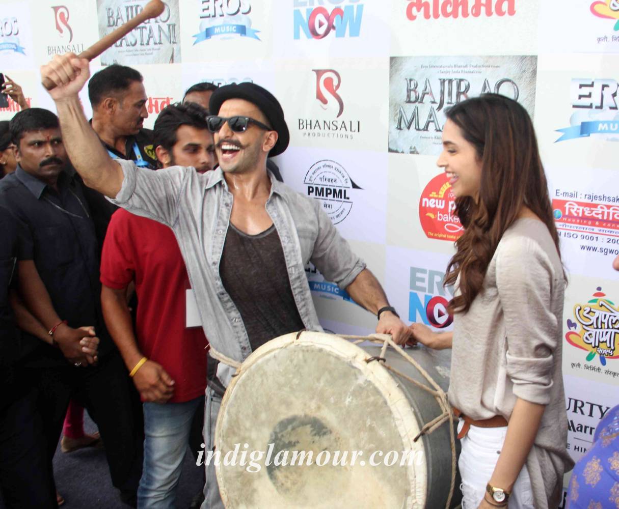 Song Launch of Gajanana from Film Bajirao Mastani Event hd photo