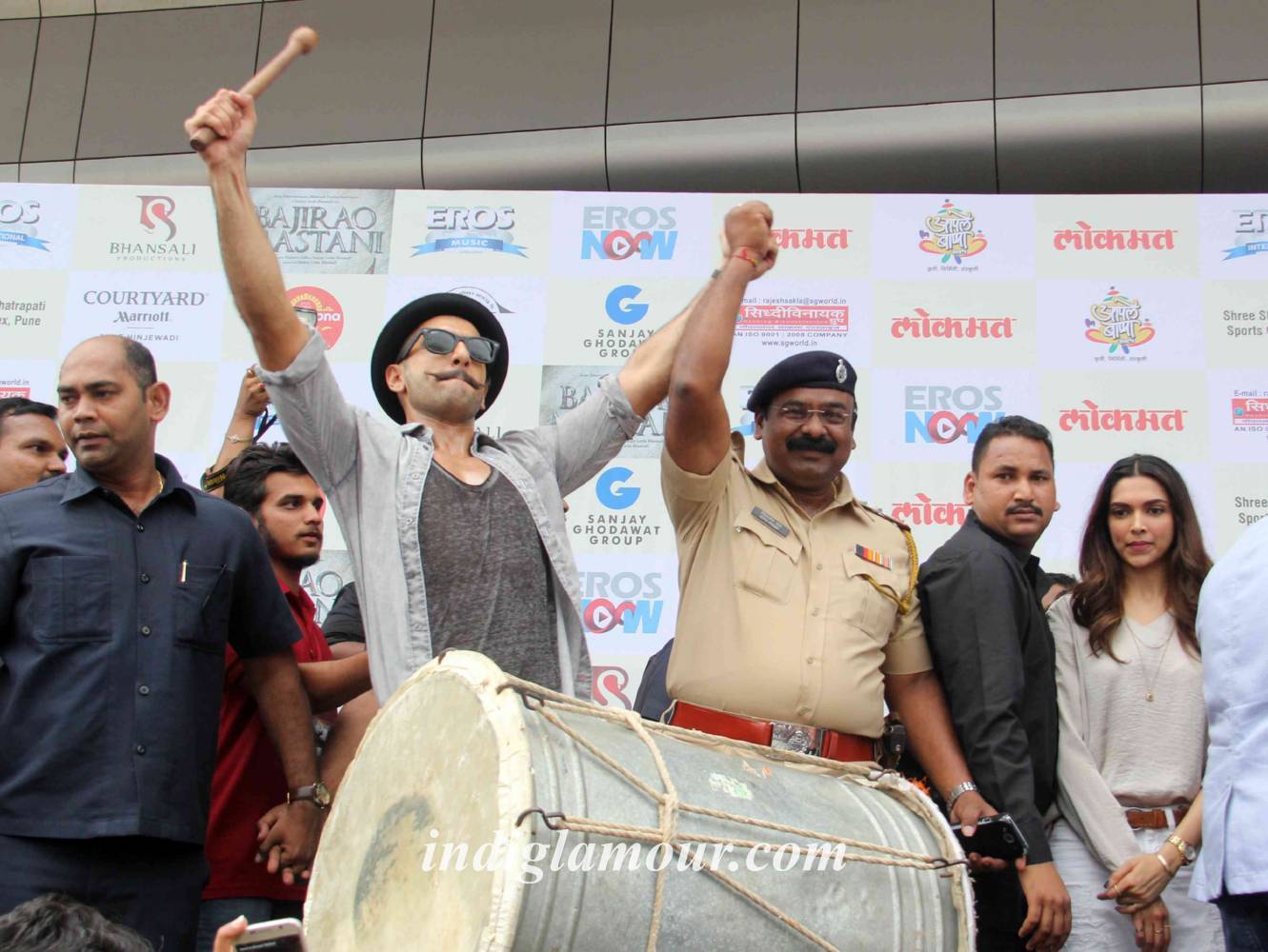 Song Launch of Gajanana from Film Bajirao Mastani Event hd photo