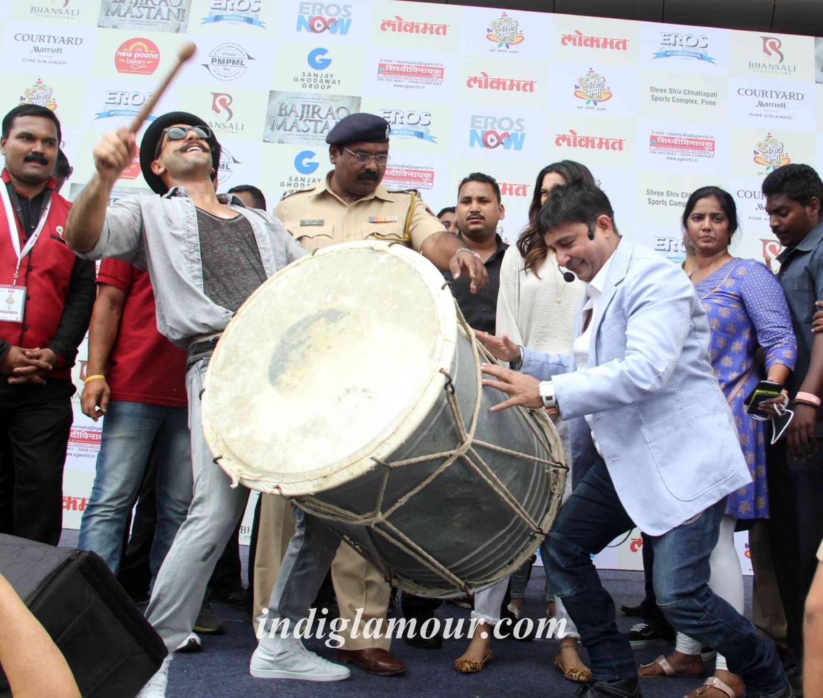 Song Launch of Gajanana from Film Bajirao Mastani Event hd photo