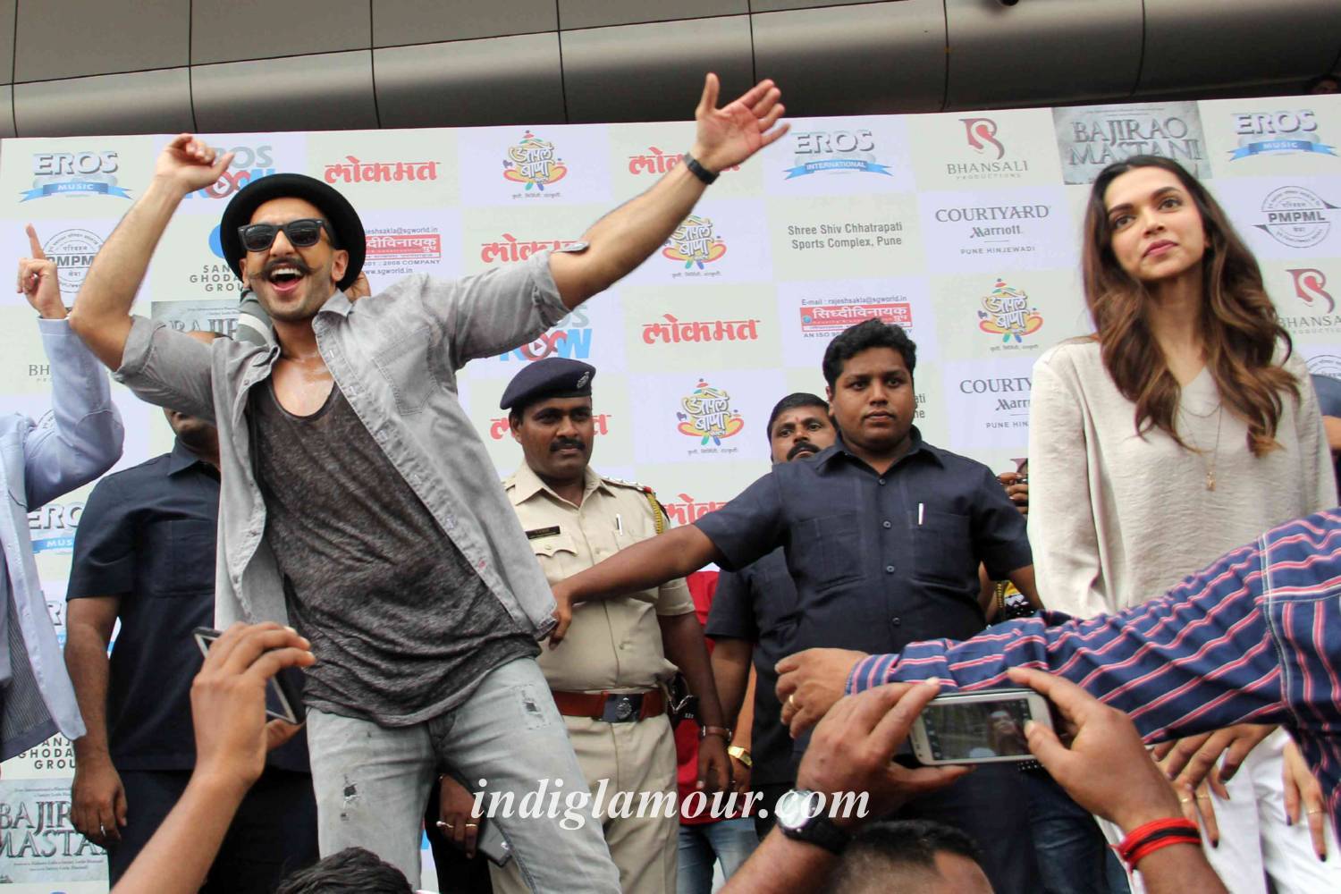 Song Launch of Gajanana from Film Bajirao Mastani Event hd photo