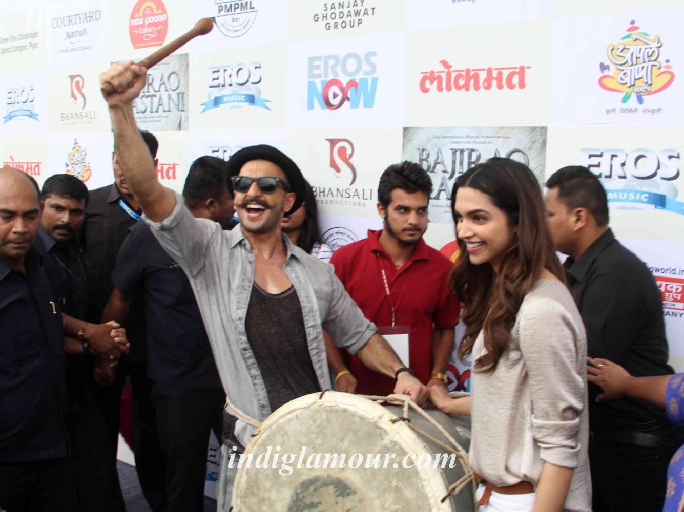 Song Launch of Gajanana from Film Bajirao Mastani Event hd photo