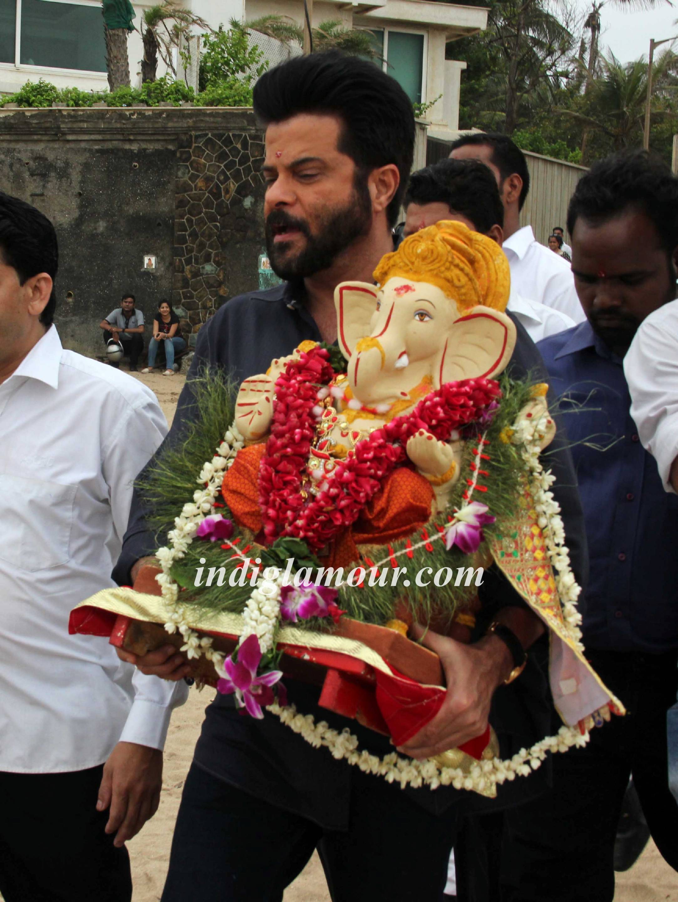 Anil Kapoor Celebrates Ganpati Visarjan Event hd photo