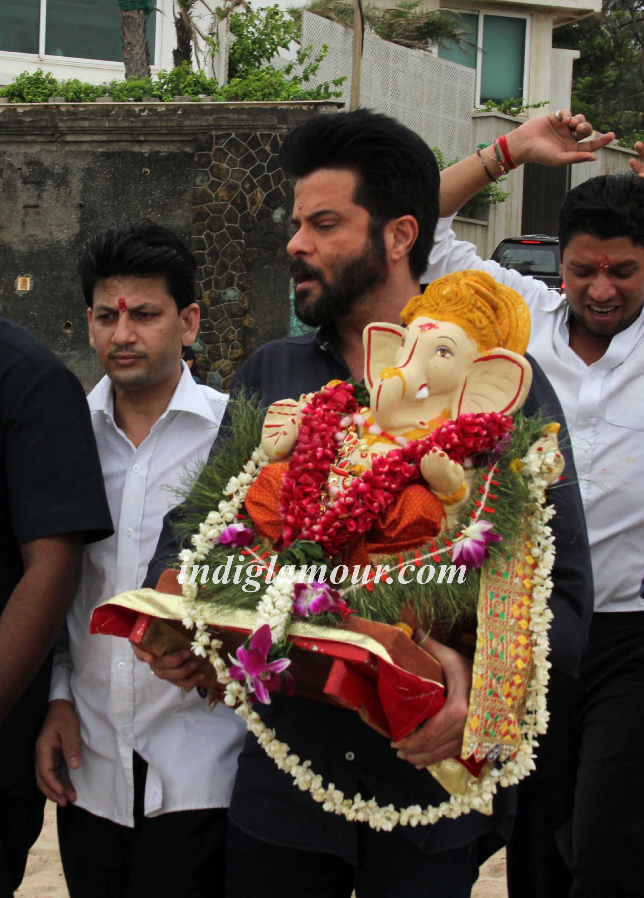 Anil Kapoor Celebrates Ganpati Visarjan Event hd photo