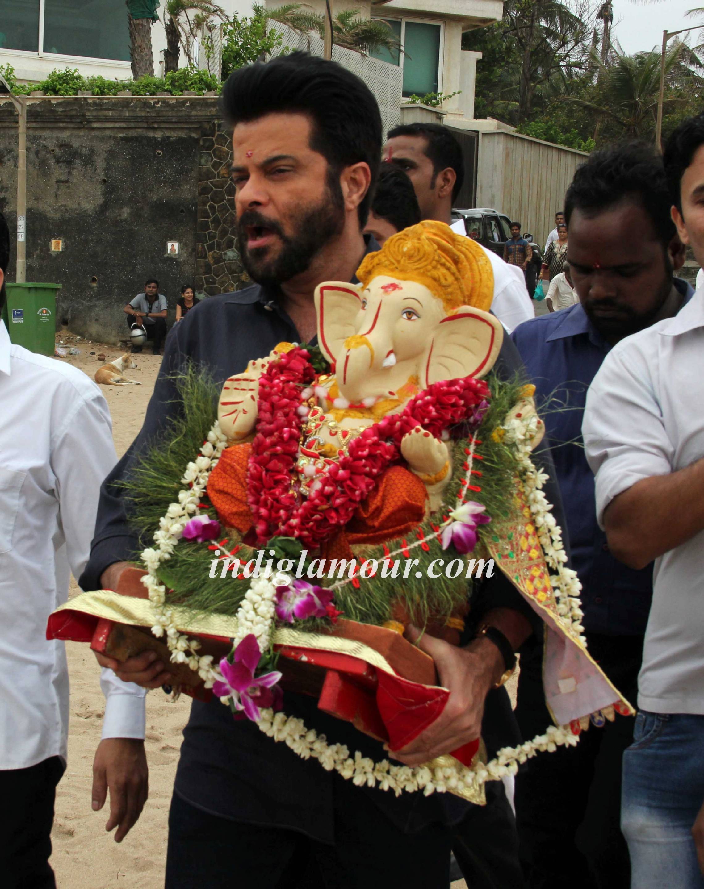 Anil Kapoor Celebrates Ganpati Visarjan Event hd photo