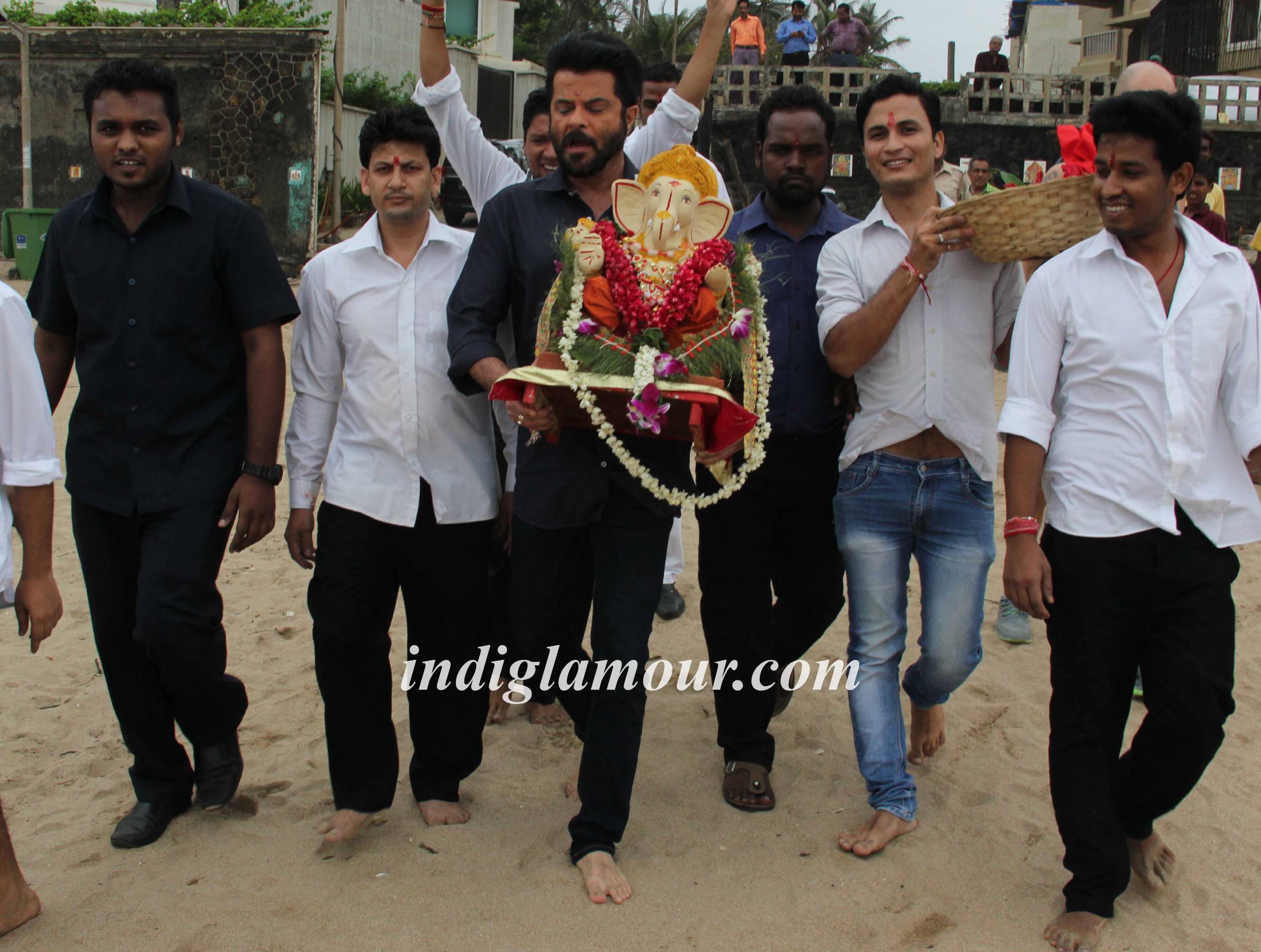Anil Kapoor Celebrates Ganpati Visarjan Event hd photo