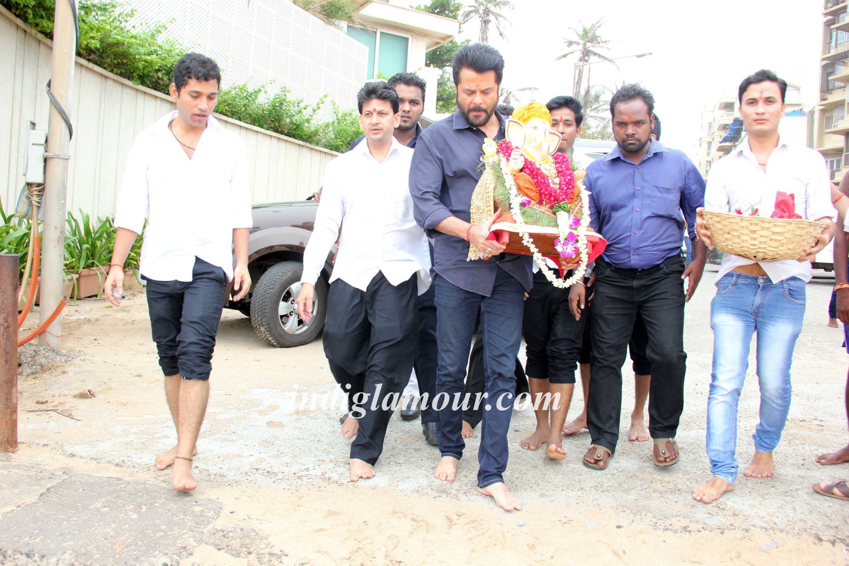 Anil Kapoor Celebrates Ganpati Visarjan Event hd photo