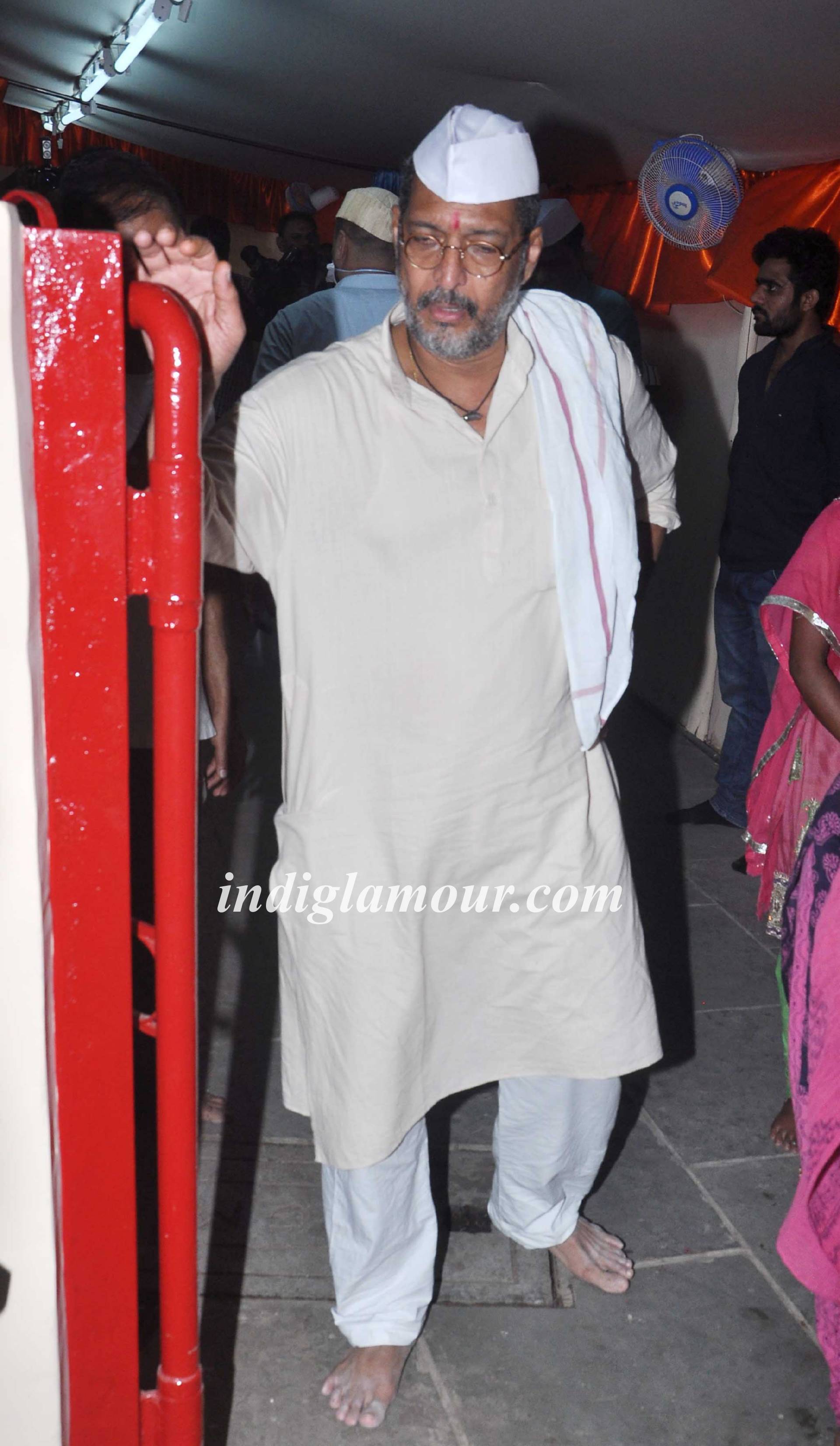 Nana Patekar Celebrates Ganesh Festival Event hd photo