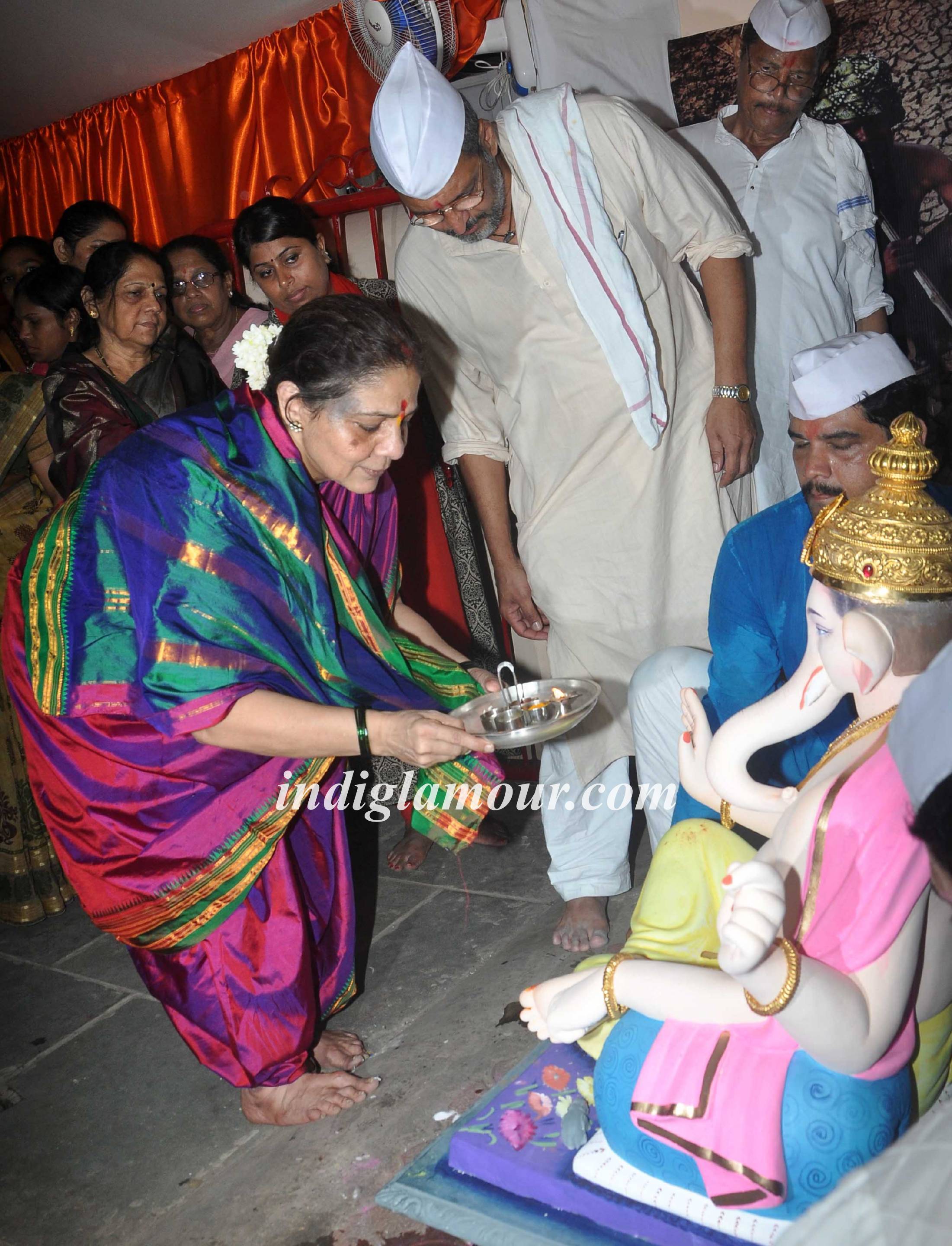 Nana Patekar Celebrates Ganesh Festival Event hd photo