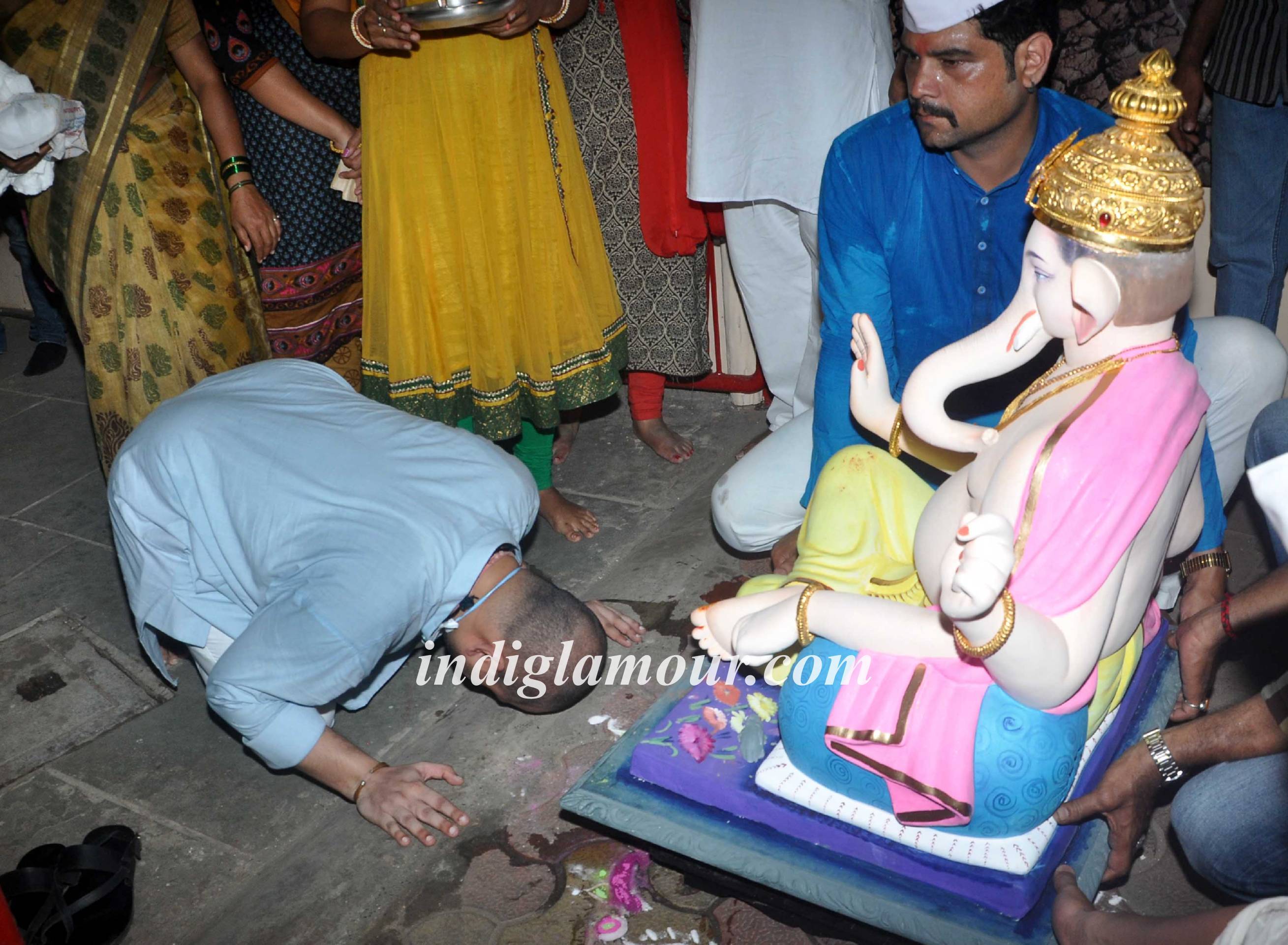 Nana Patekar Celebrates Ganesh Festival Event hd photo