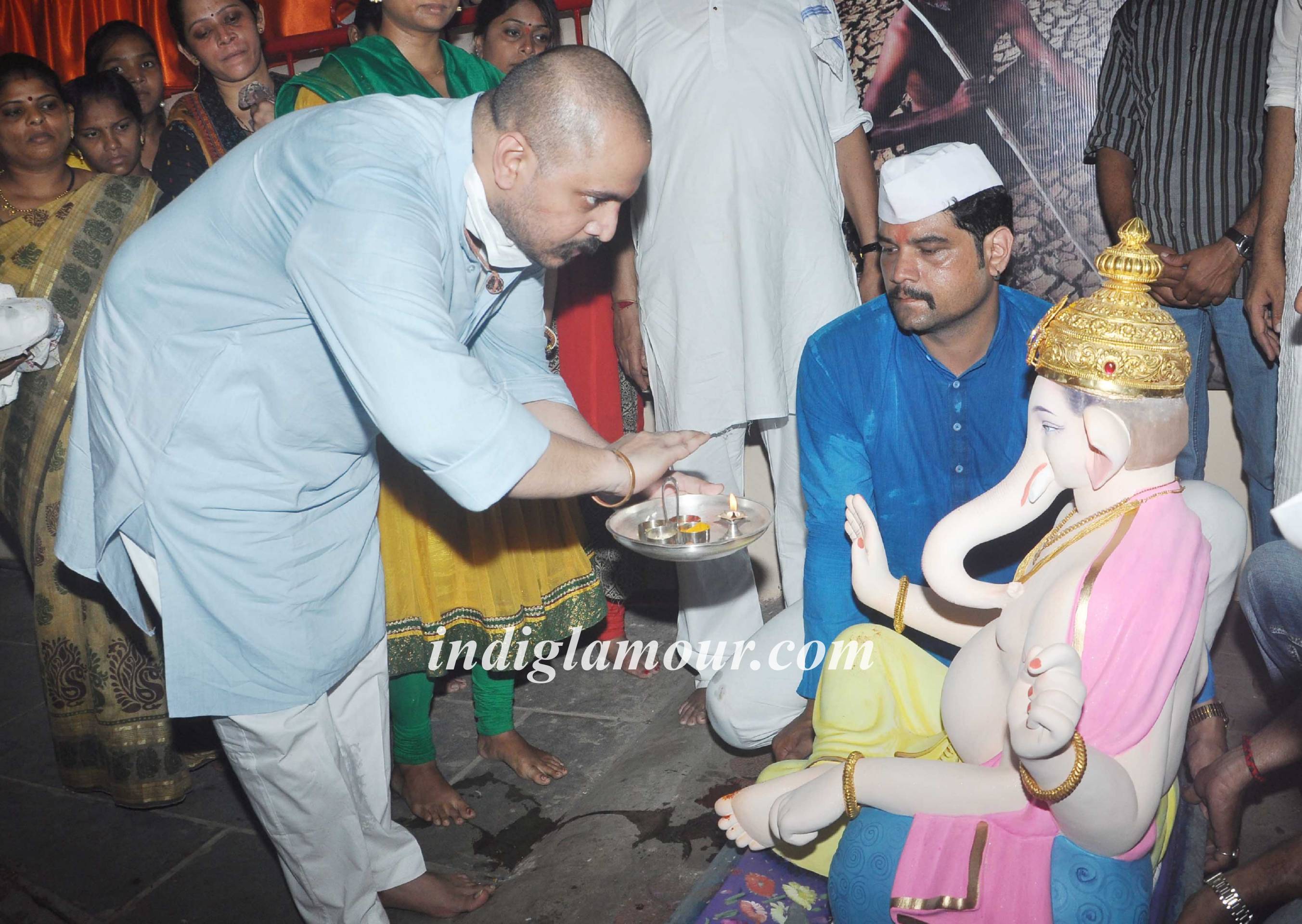 Nana Patekar Celebrates Ganesh Festival Event hd photo