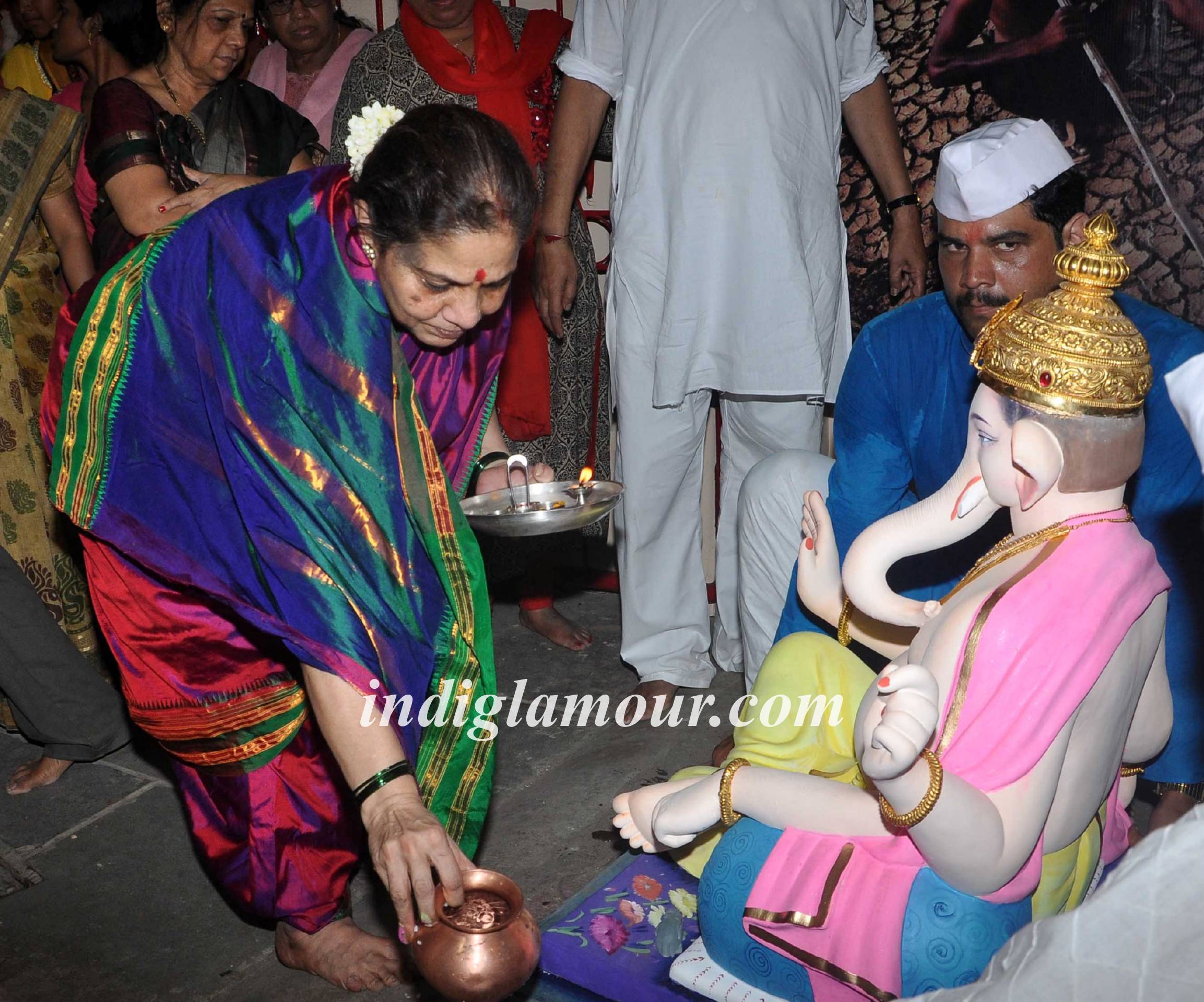Nana Patekar Celebrates Ganesh Festival Event hd photo