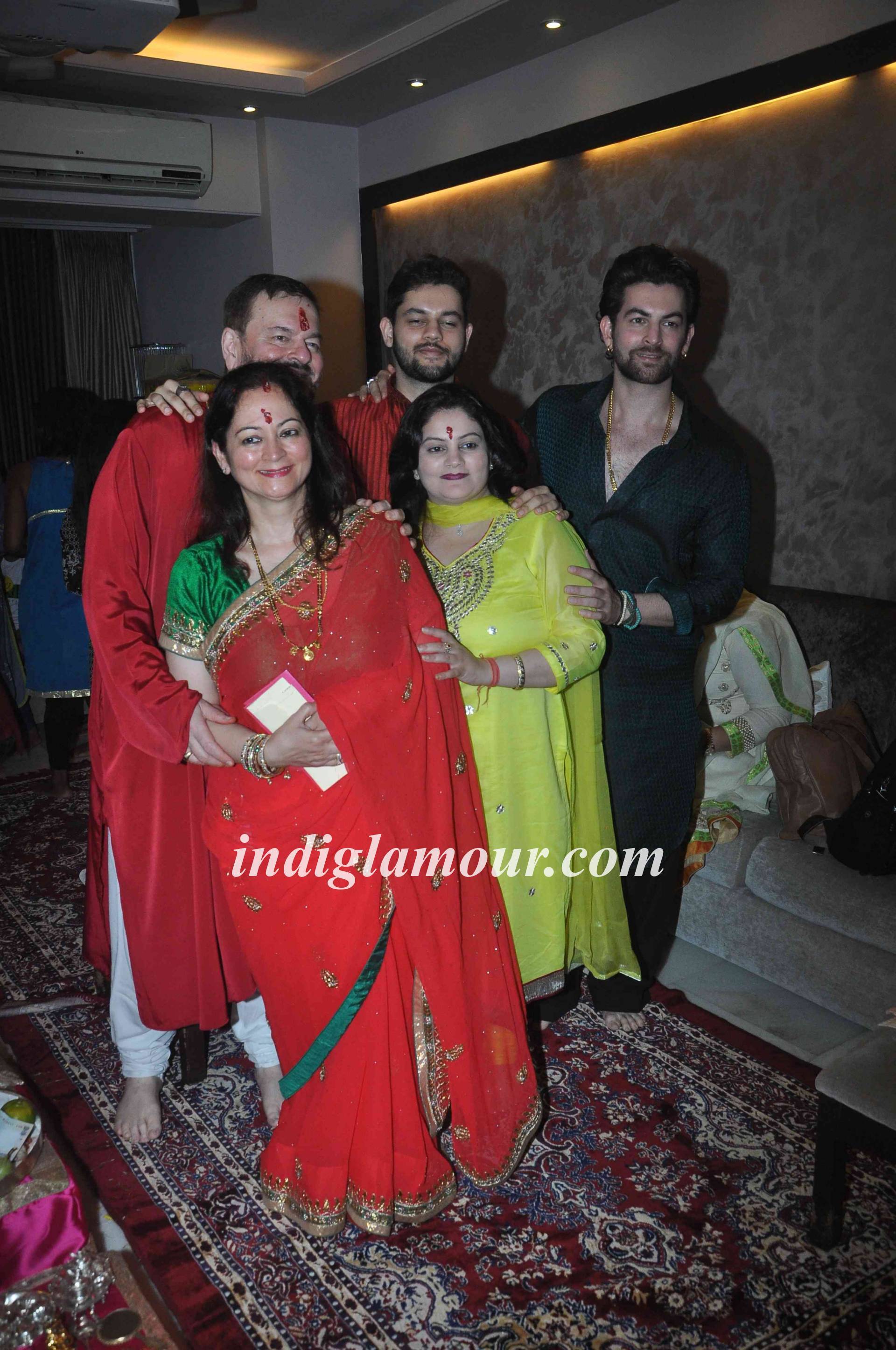 Neil Nitin Mukesh Celebrates Ganesh Festival Event hd photo