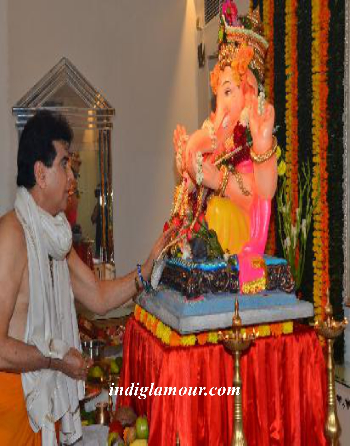 Ganpati Celebrations at Jeetendra House Event hd photo