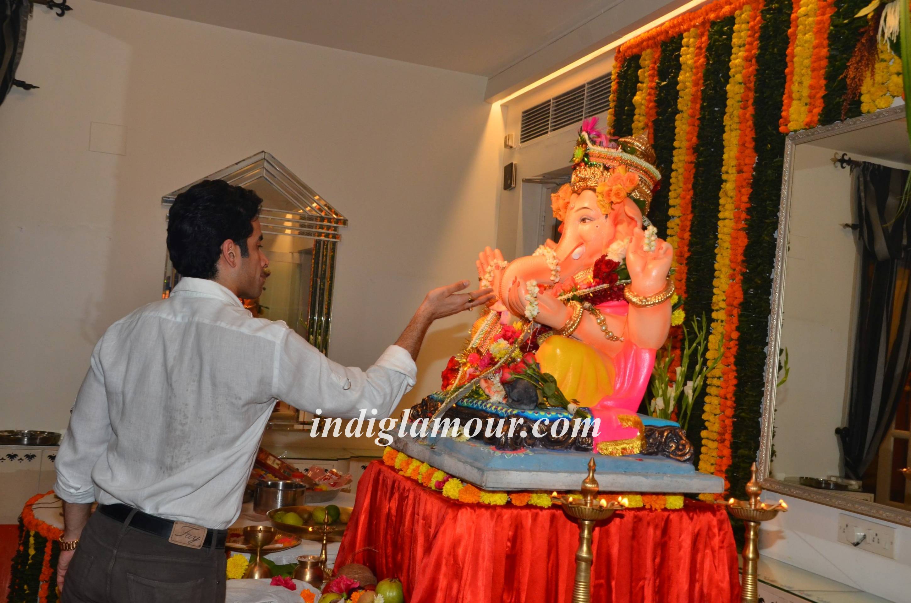 Ganpati Celebrations at Jeetendra House Event hd photo