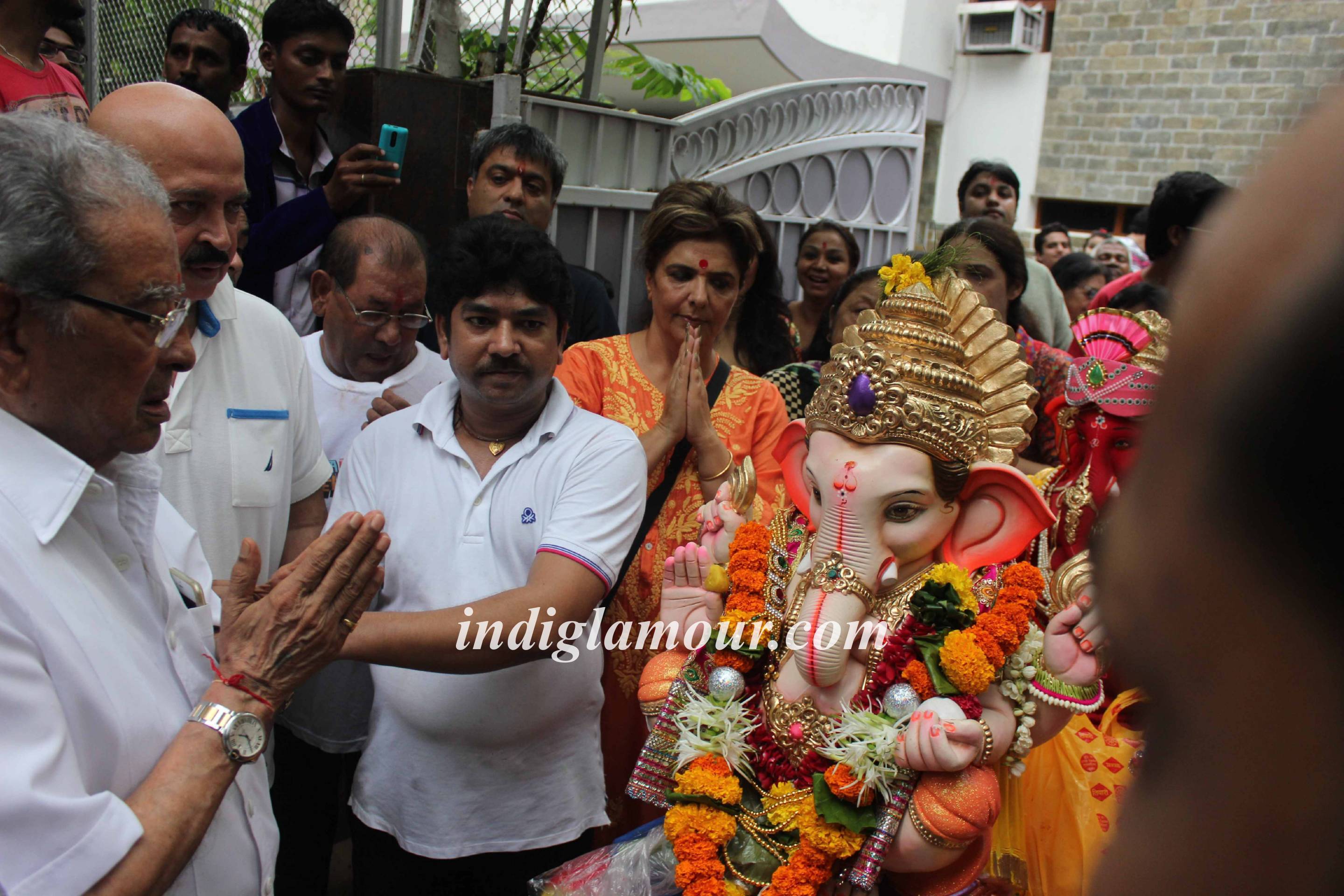 Rakesh Roshan Celebrates Ganpati Visarjan Event hd photo
