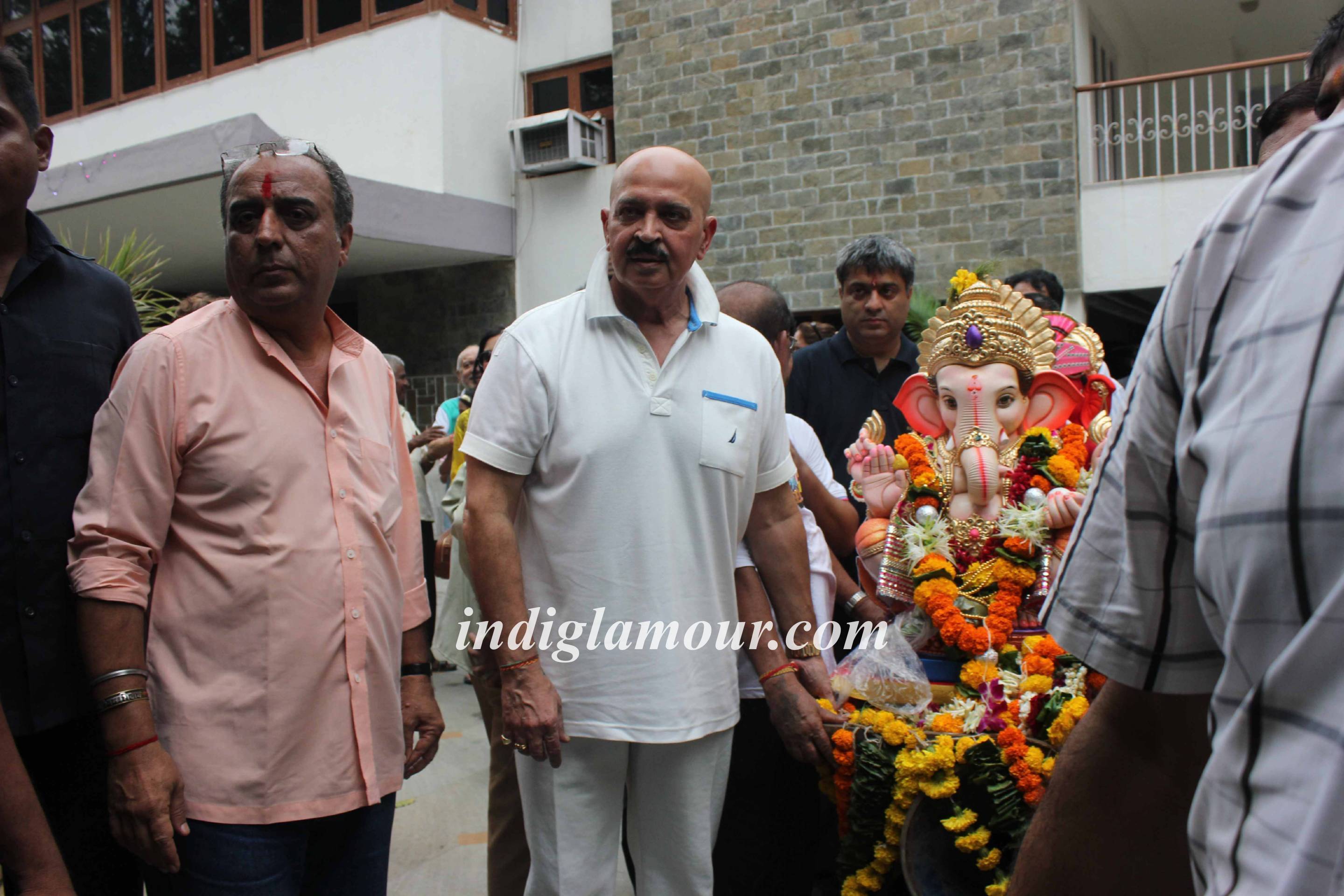 Rakesh Roshan Celebrates Ganpati Visarjan Event hd photo