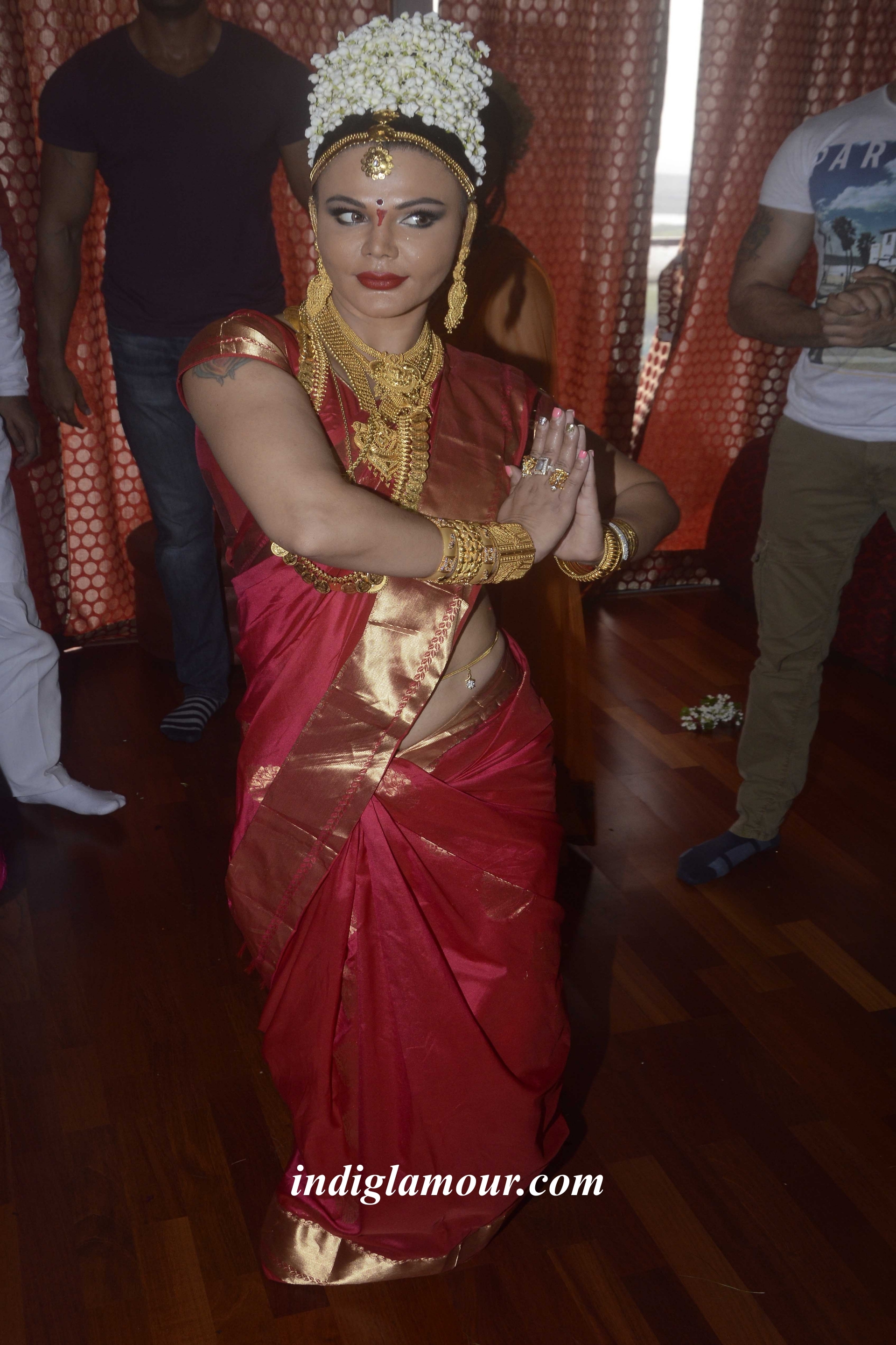 Rakhi Sawant Celebrates Ganesh Festival Event hd photo