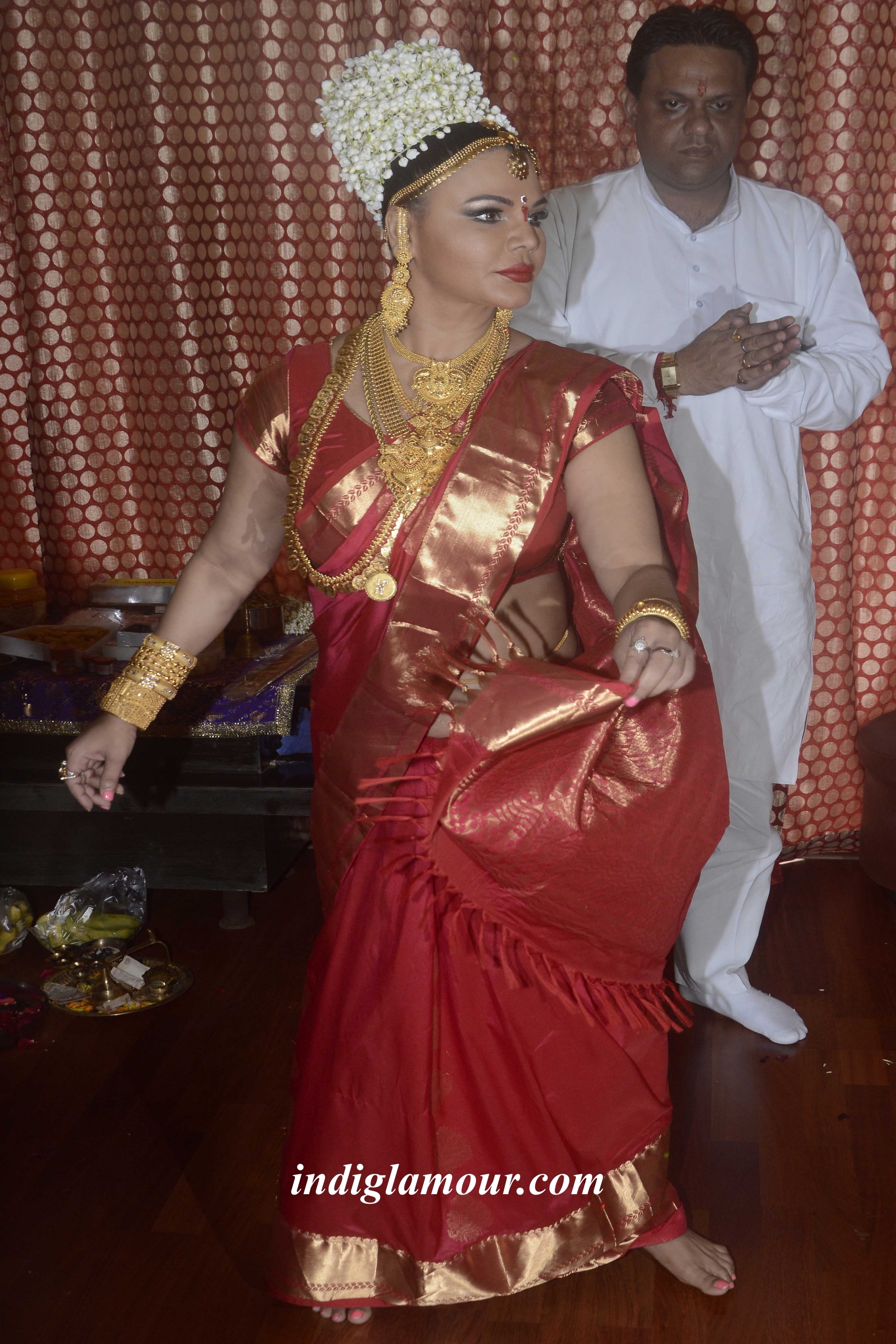 Rakhi Sawant Celebrates Ganesh Festival Event hd photo