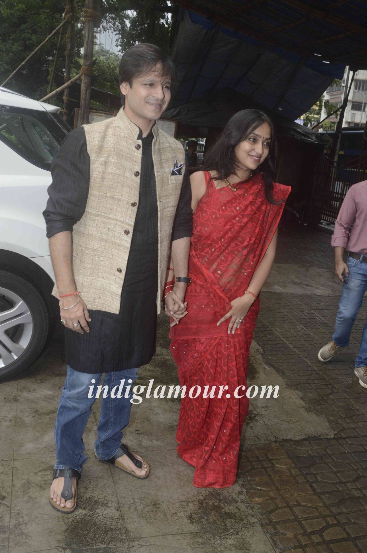 Vivek Oberoi Visits Siddhivinayak Temple Event hd photo