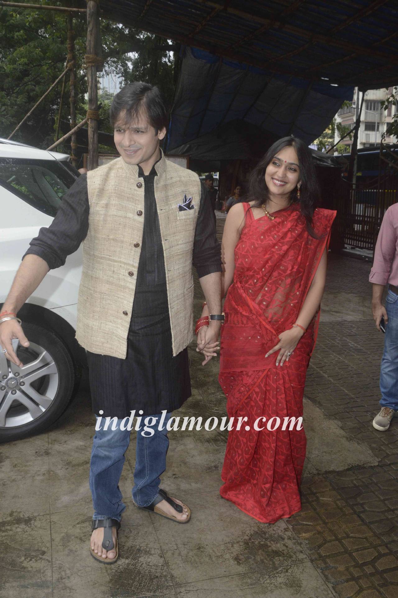 Vivek Oberoi Visits Siddhivinayak Temple Event hd photo
