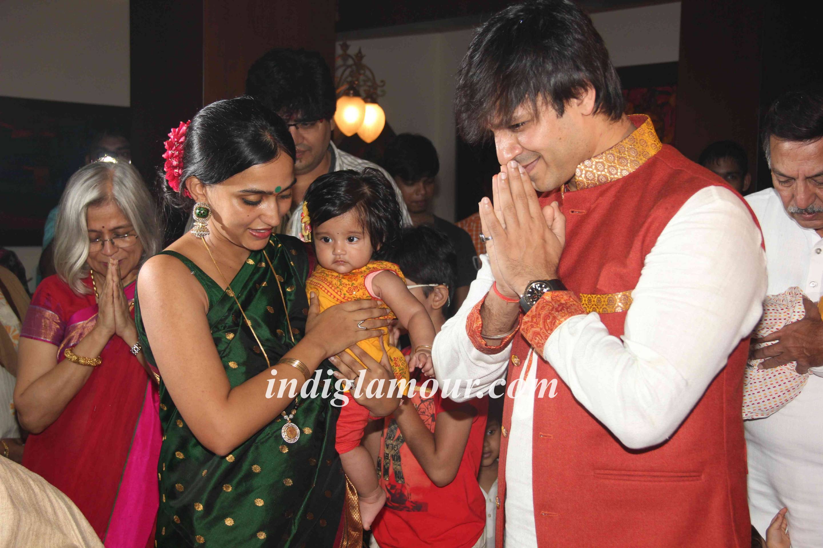 Vivek Oberoi Celebrates Ganpati Visarjan Event hd photo