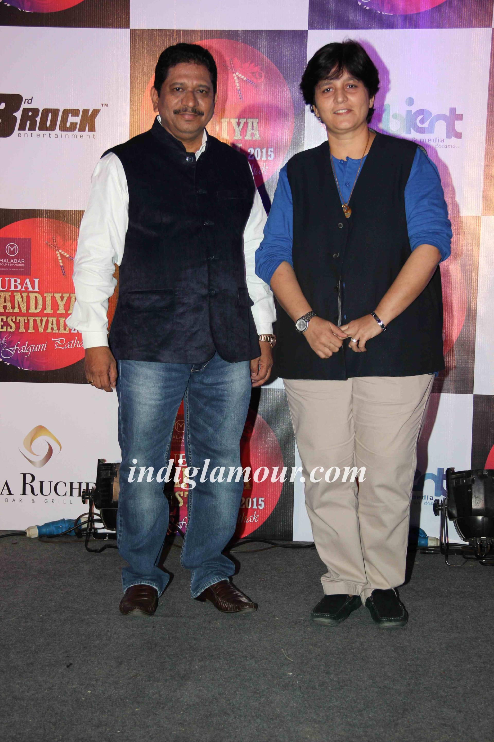 Falguni Pathak at Press Conference of Dubai Dandiya Festival 2015 Event hd photo