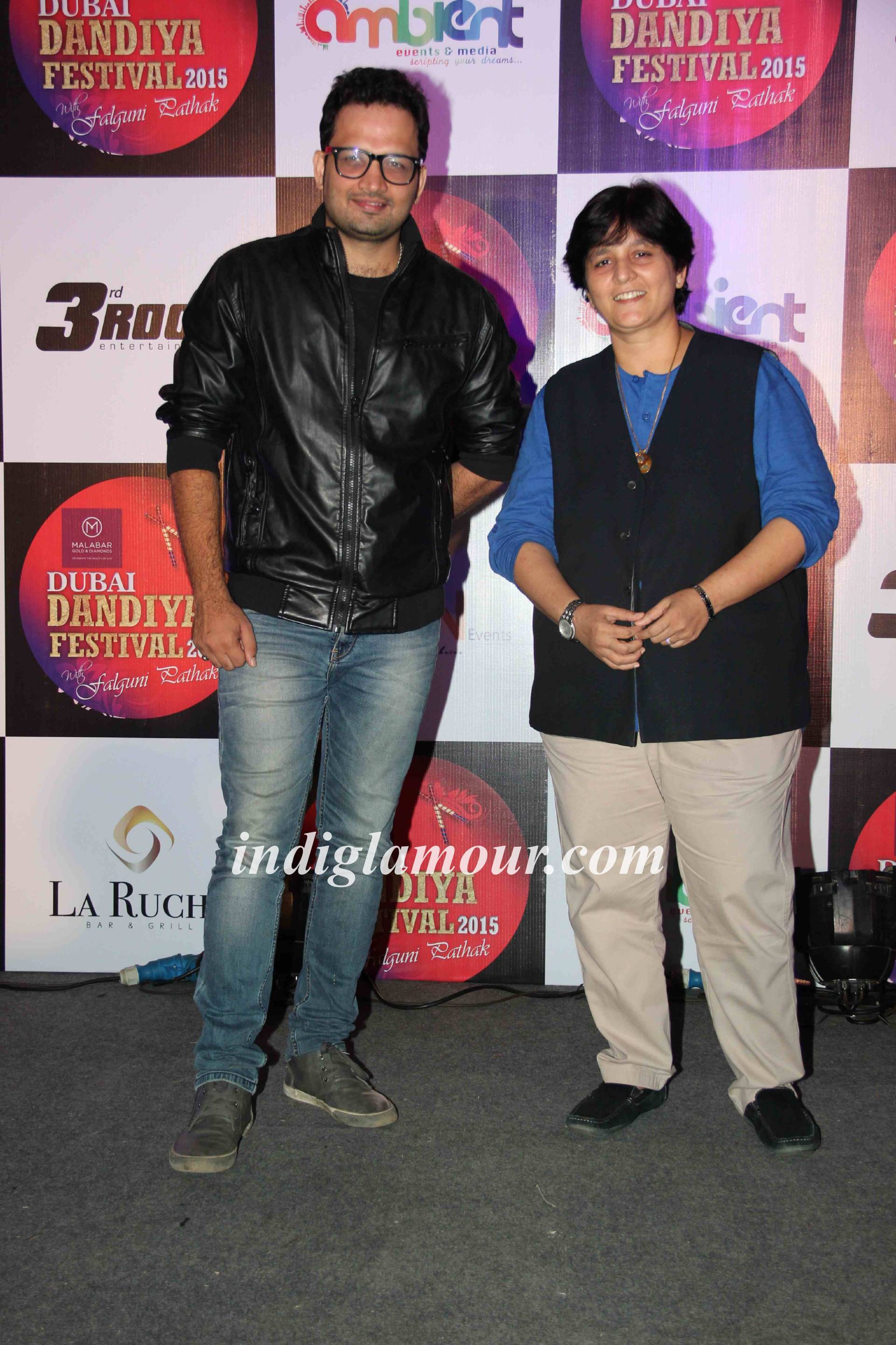 Falguni Pathak at Press Conference of Dubai Dandiya Festival 2015 Event hd photo