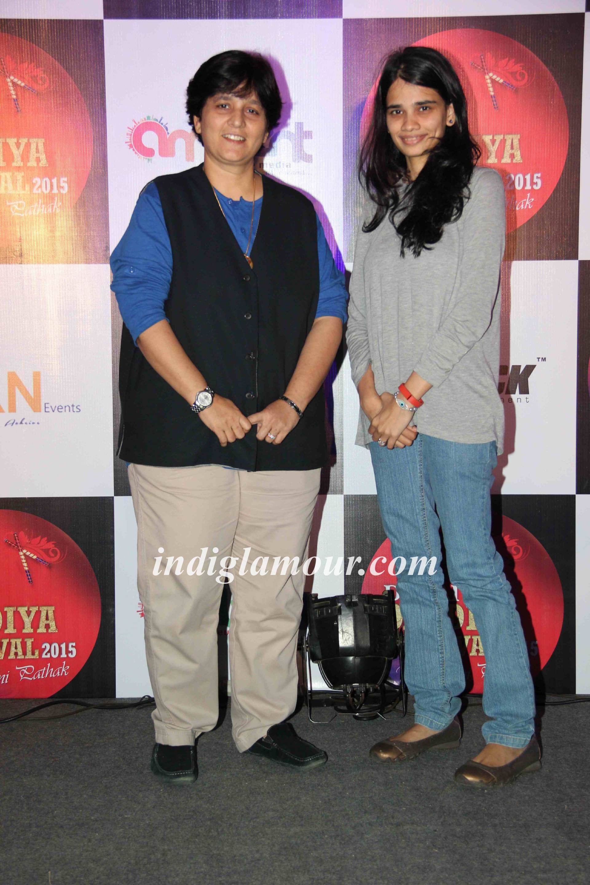 Falguni Pathak at Press Conference of Dubai Dandiya Festival 2015 Event hd photo