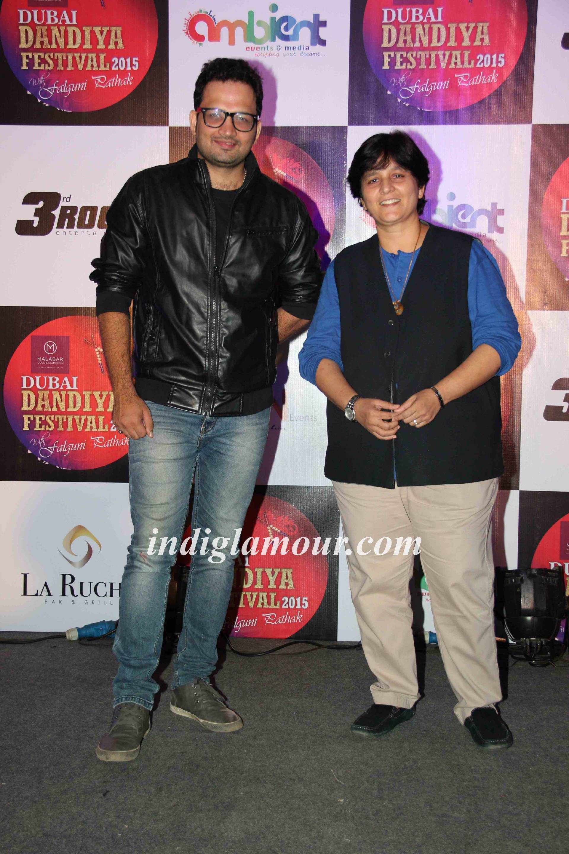 Falguni Pathak at Press Conference of Dubai Dandiya Festival 2015 Event hd photo