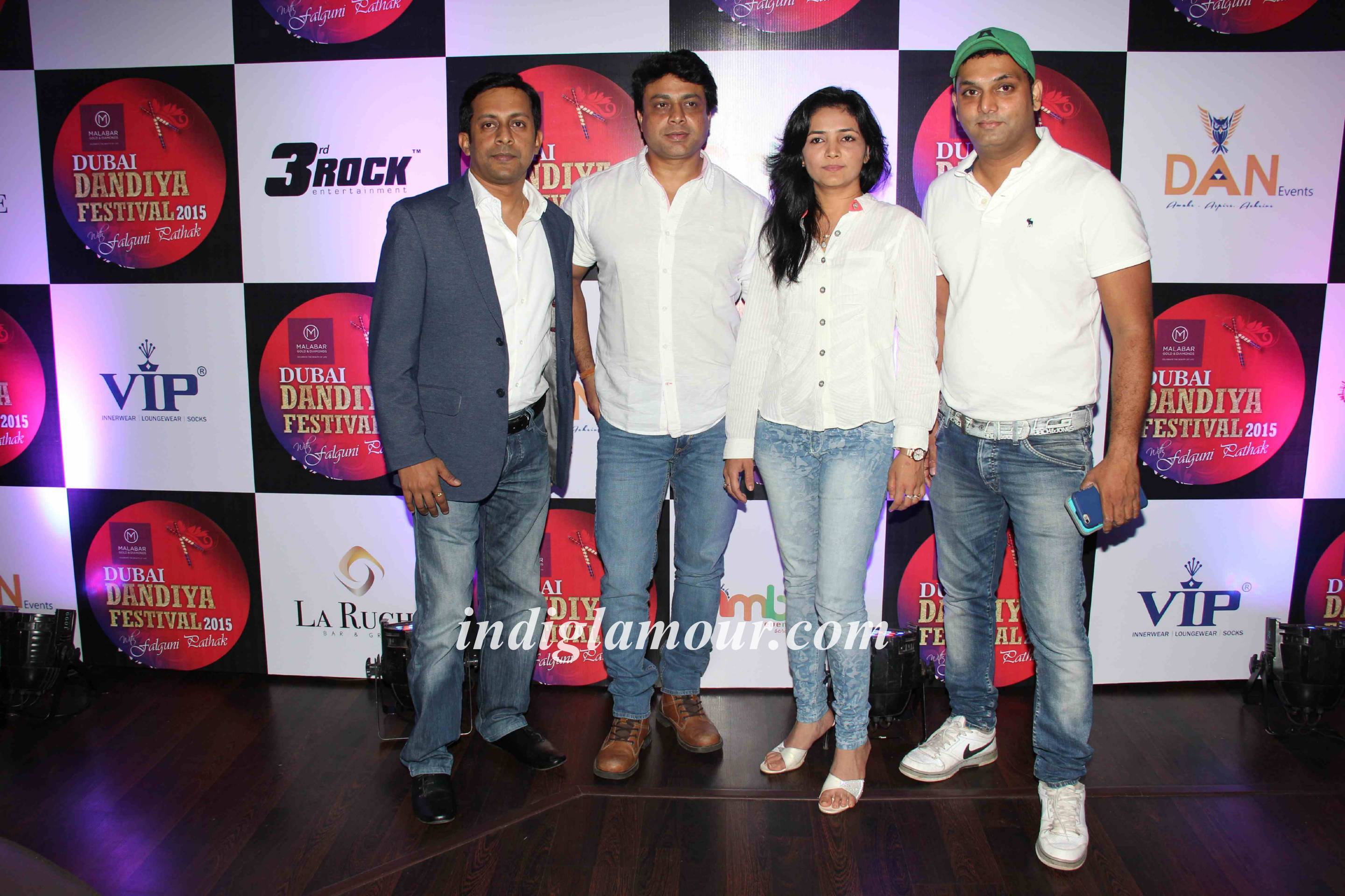 Falguni Pathak at Press Conference of Dubai Dandiya Festival 2015 Event hd photo