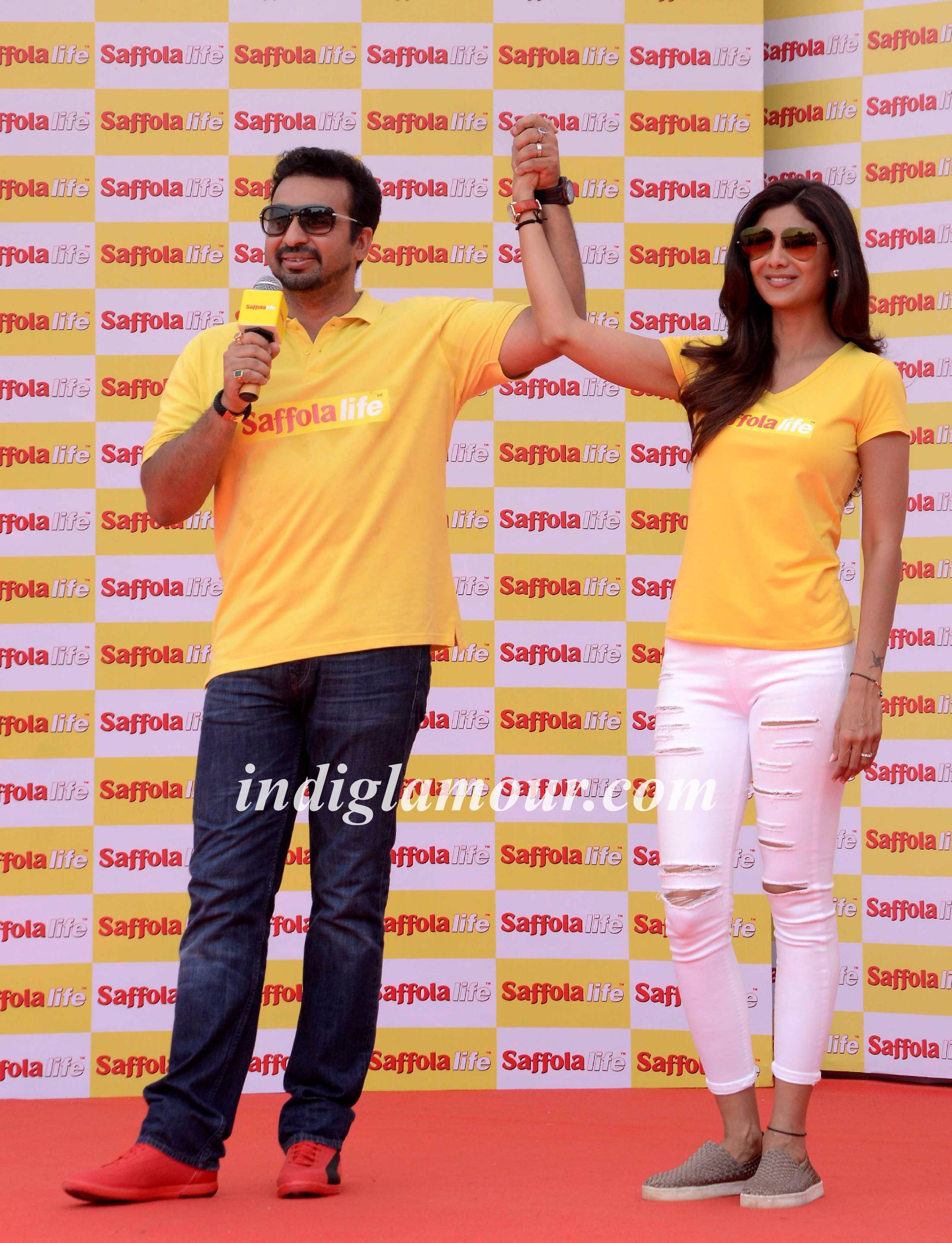 Shilpa Shetty and Raj Kundra Participate World Heart Day Event hd photo