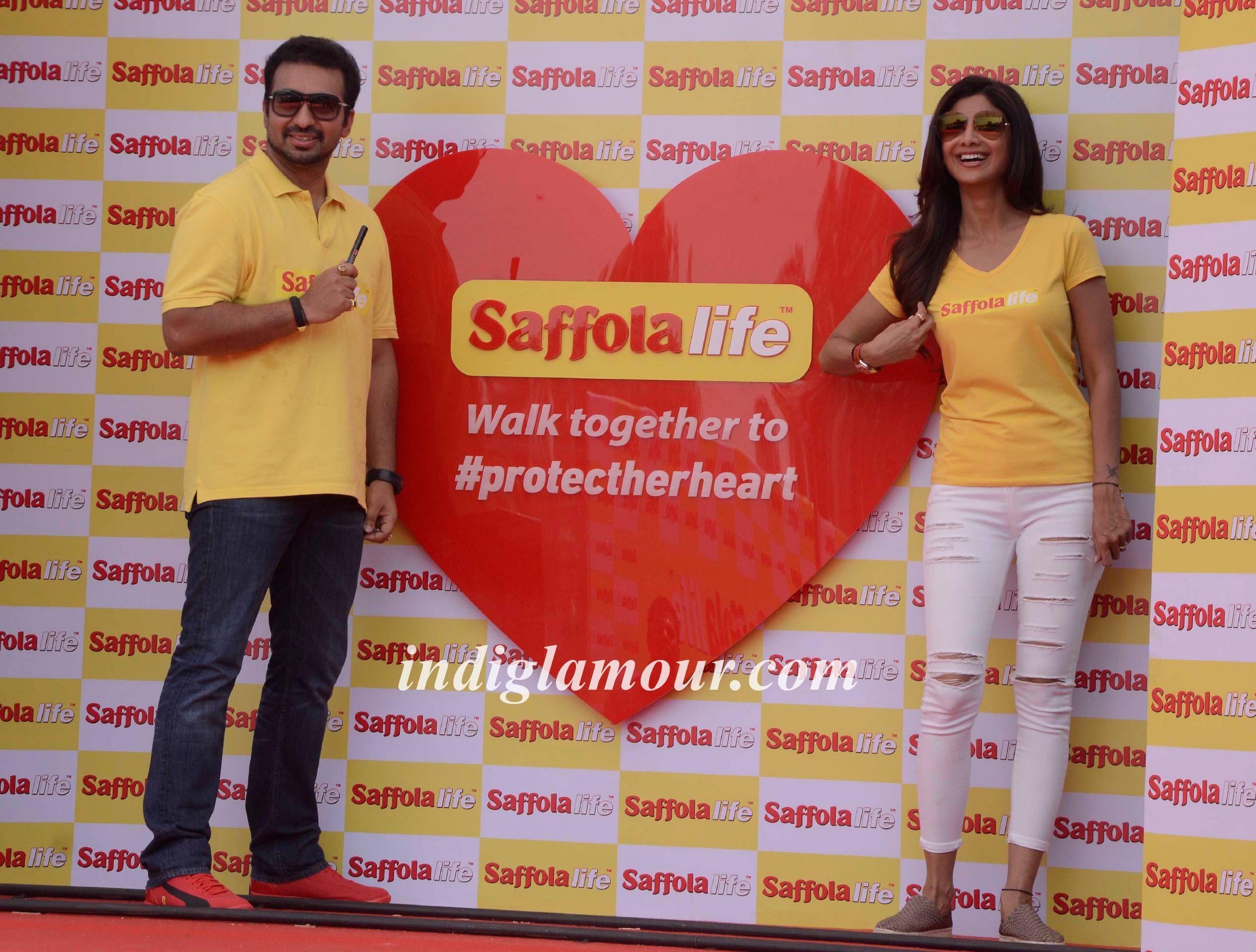 Shilpa Shetty and Raj Kundra Participate World Heart Day Event hd photo