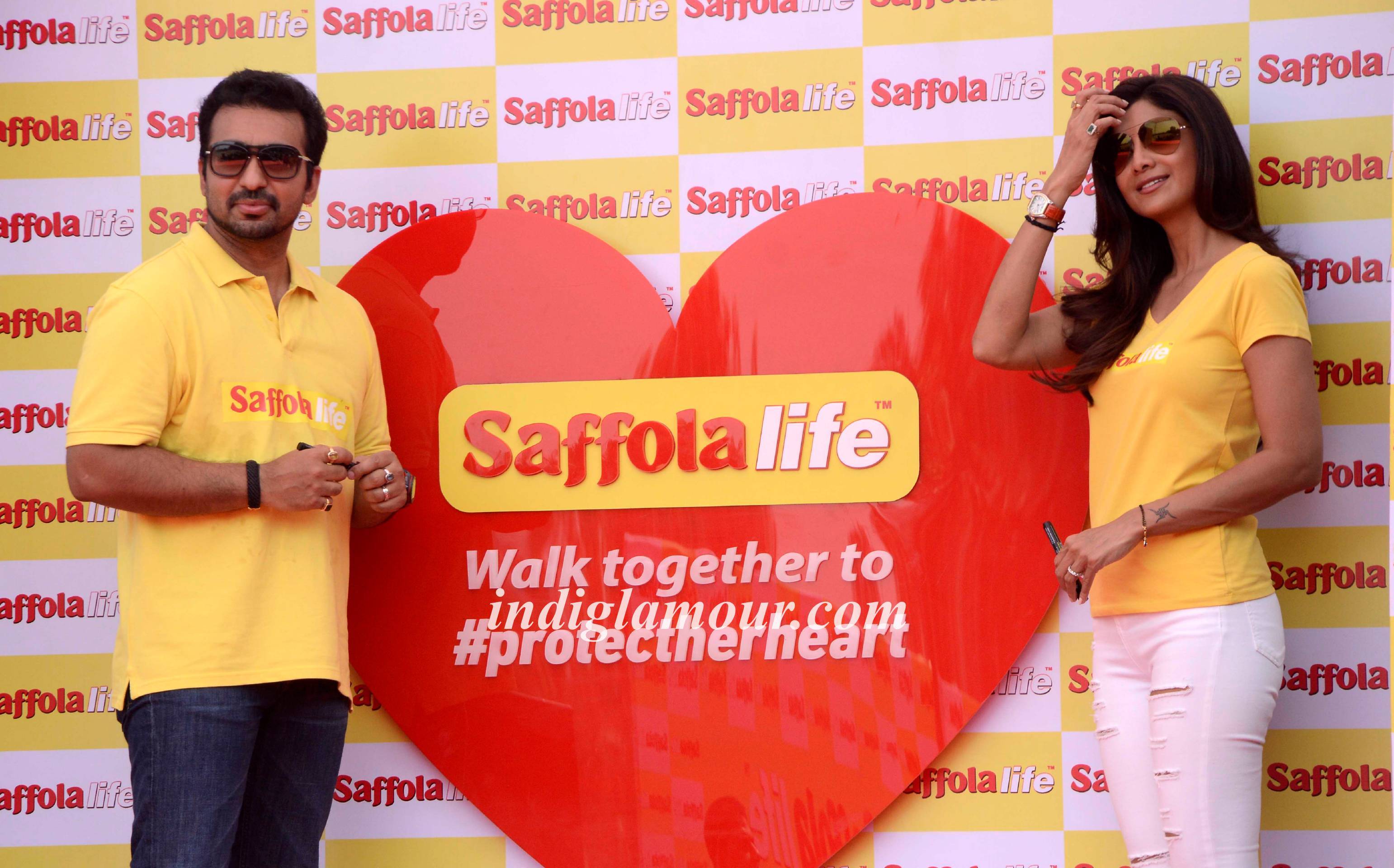 Shilpa Shetty and Raj Kundra Participate World Heart Day Event hd photo