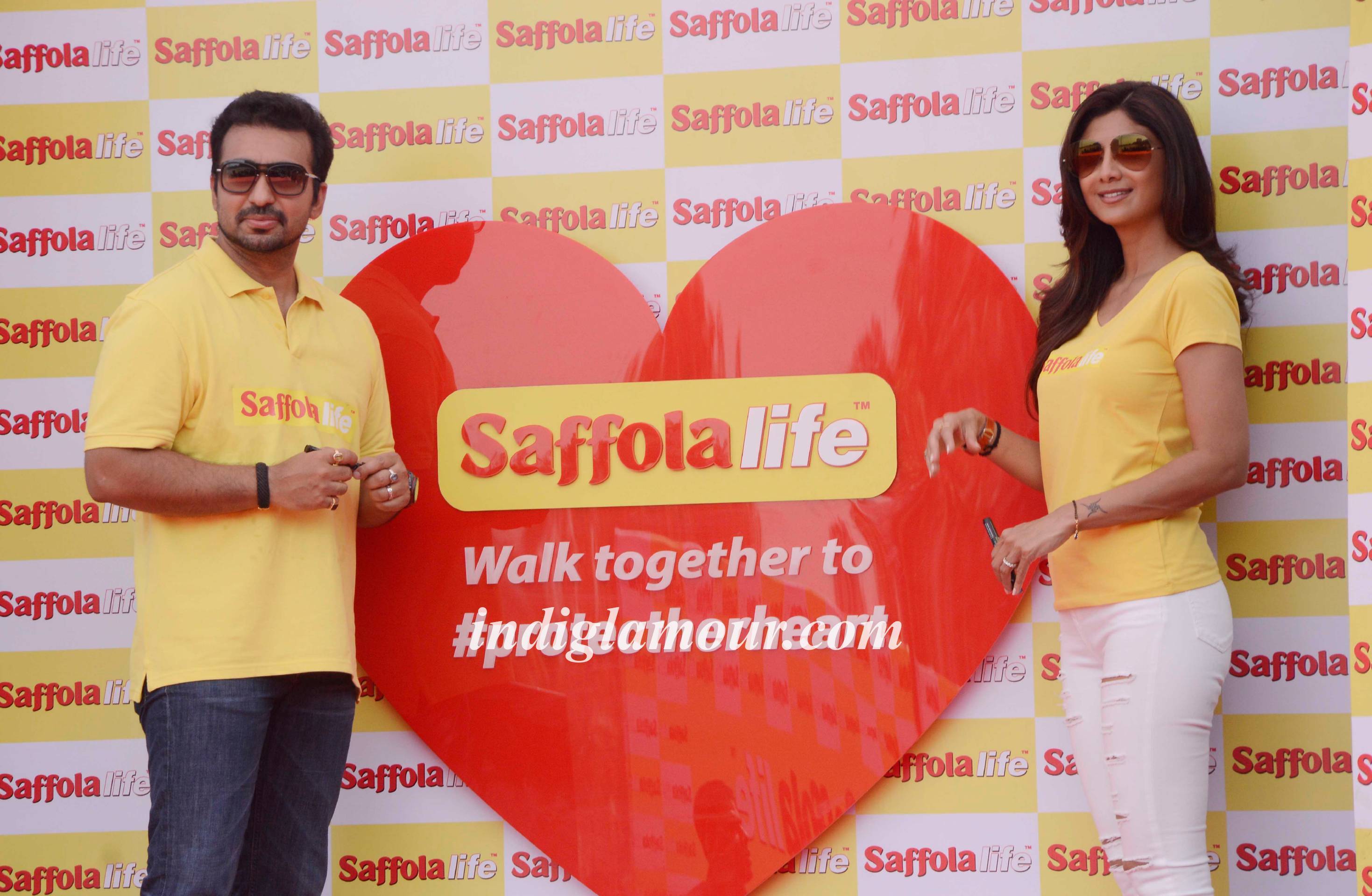 Shilpa Shetty and Raj Kundra Participate World Heart Day Event hd photo