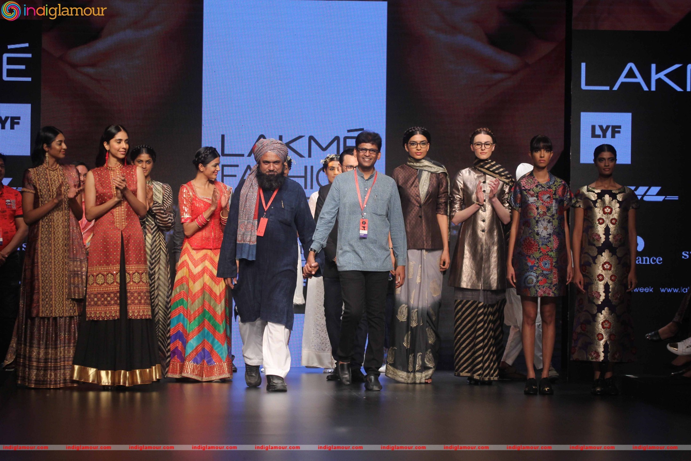 LFW Day 1 Show Walking Hand in Hand By Rajesh Pratap Singh Event hd photo