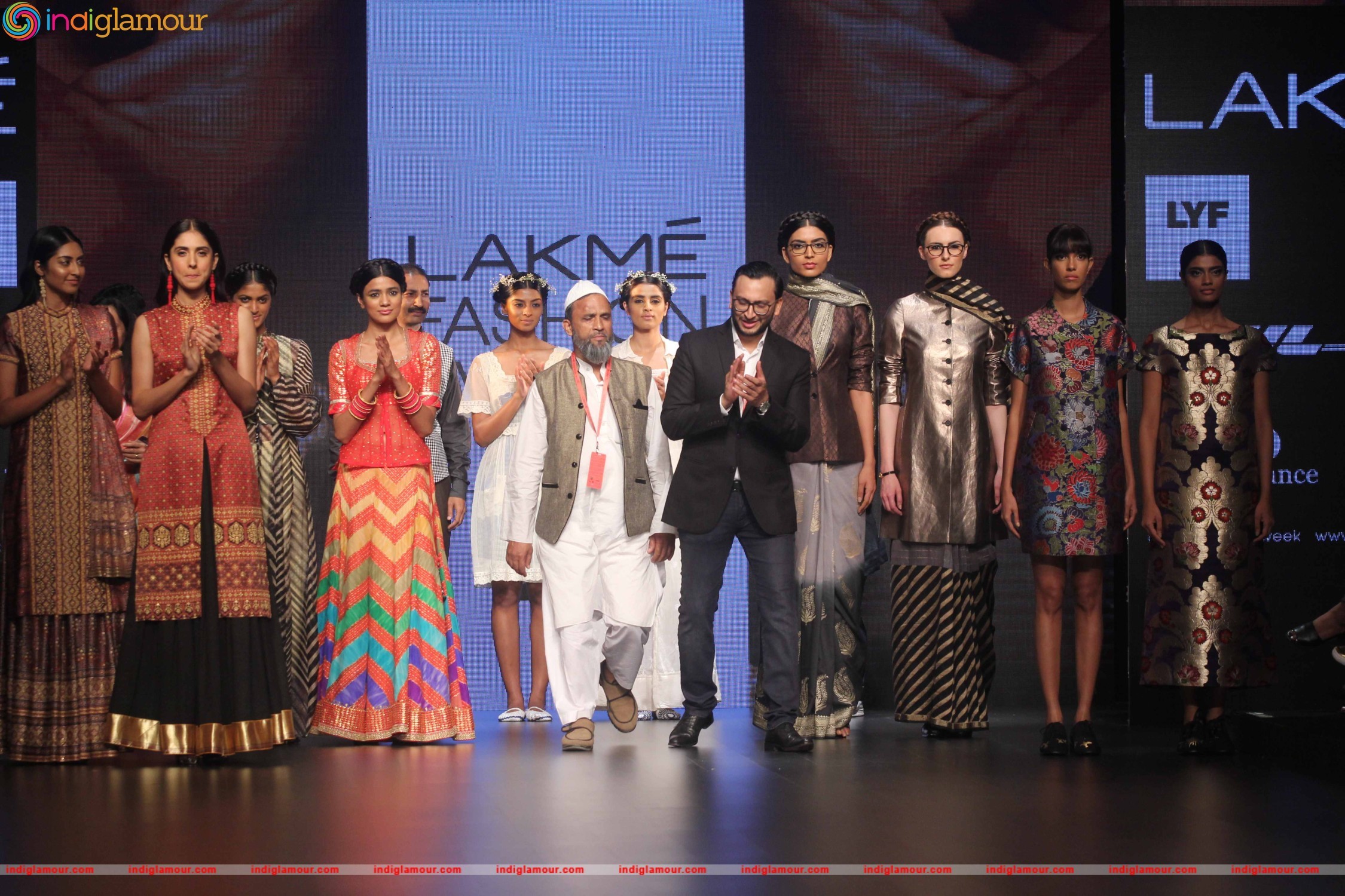 LFW Day 1 Show Walking Hand in Hand By Rajesh Pratap Singh Event hd photo