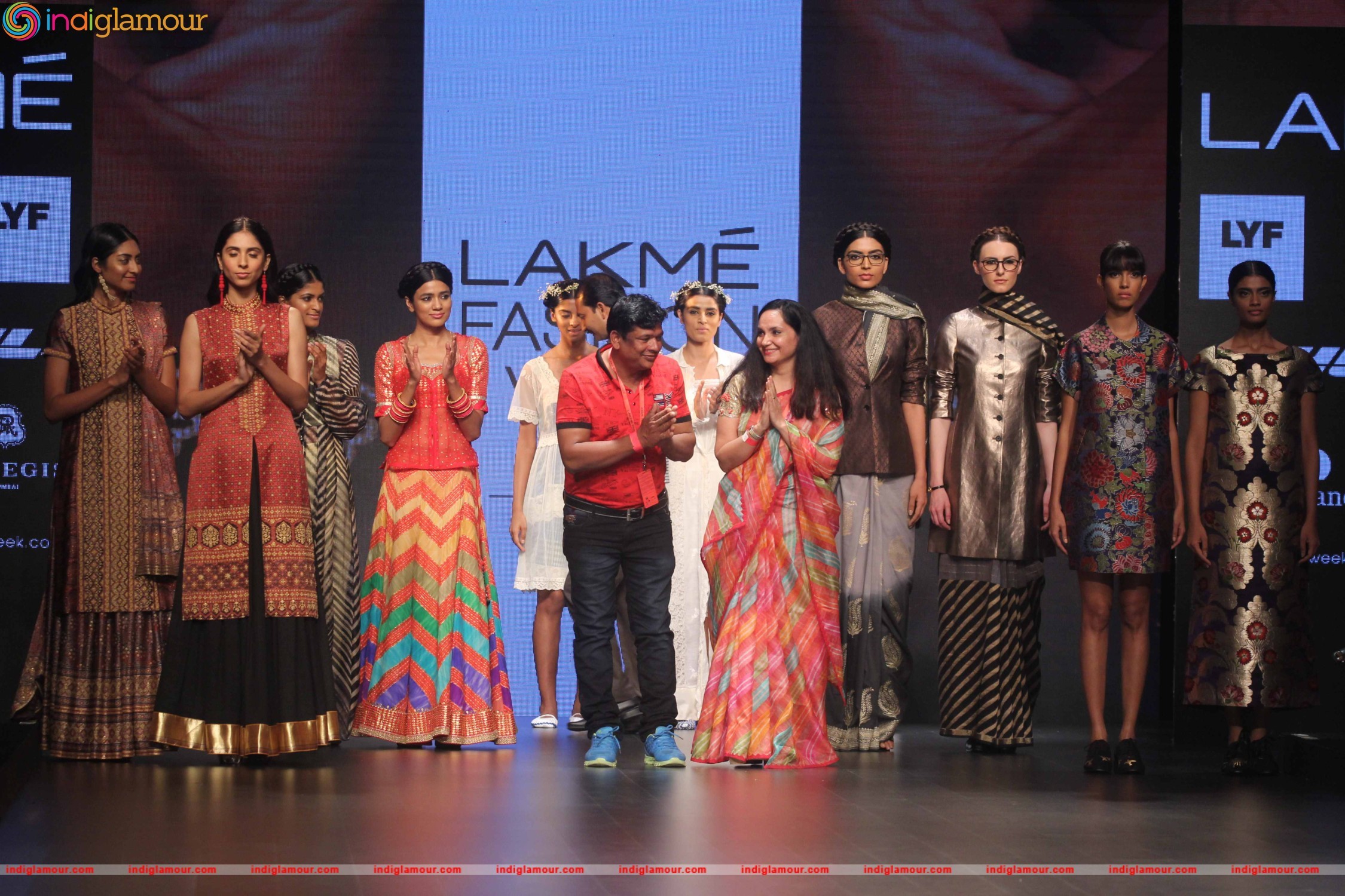 LFW Day 1 Show Walking Hand in Hand By Rajesh Pratap Singh Event hd photo