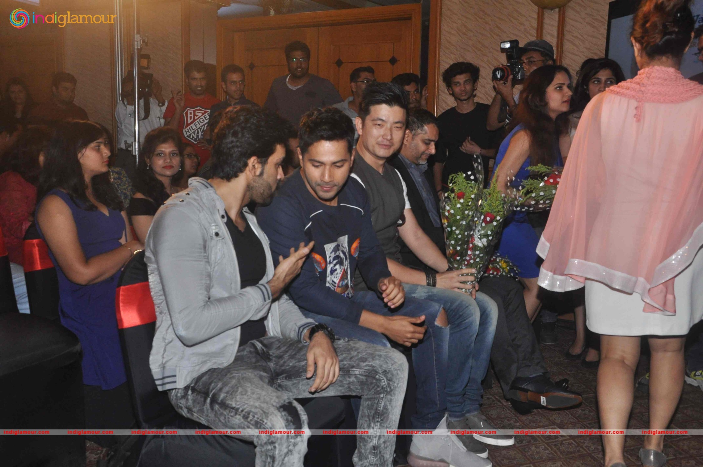 Varun Dhawan Photoshoot with Femina Miss India Contestants Event hd photo