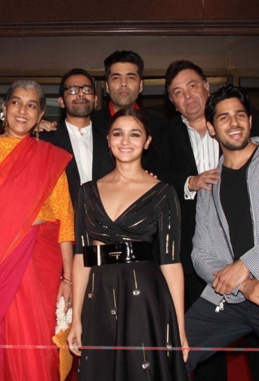 SRK, Alia, KJo At The Success Party Of Kapoor And Sons Event hd photo