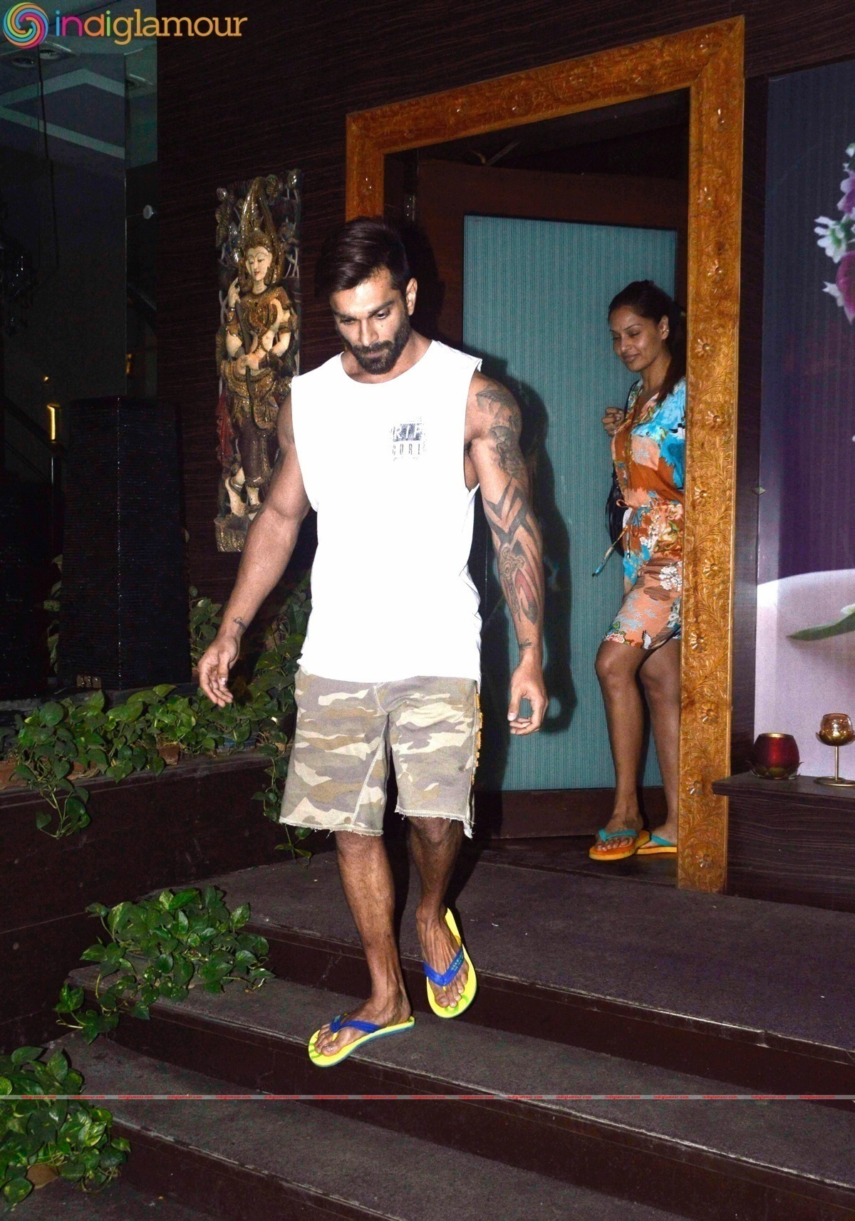 Karan and Bipasha Spotted At Bandra Event hd photo
