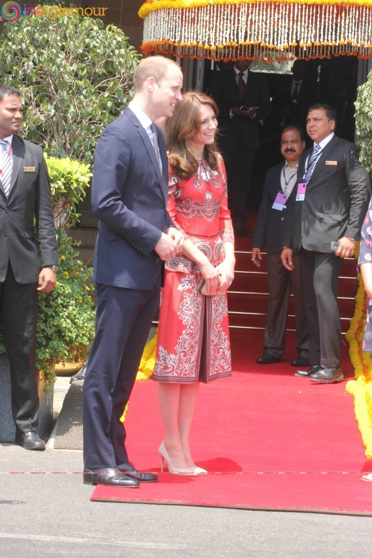 Prince Williams and Kate at Taj Hotel Event hd photo