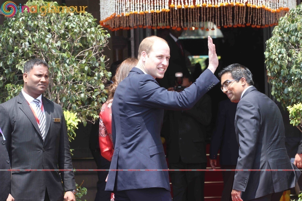 Prince Williams and Kate at Taj Hotel Event hd photo