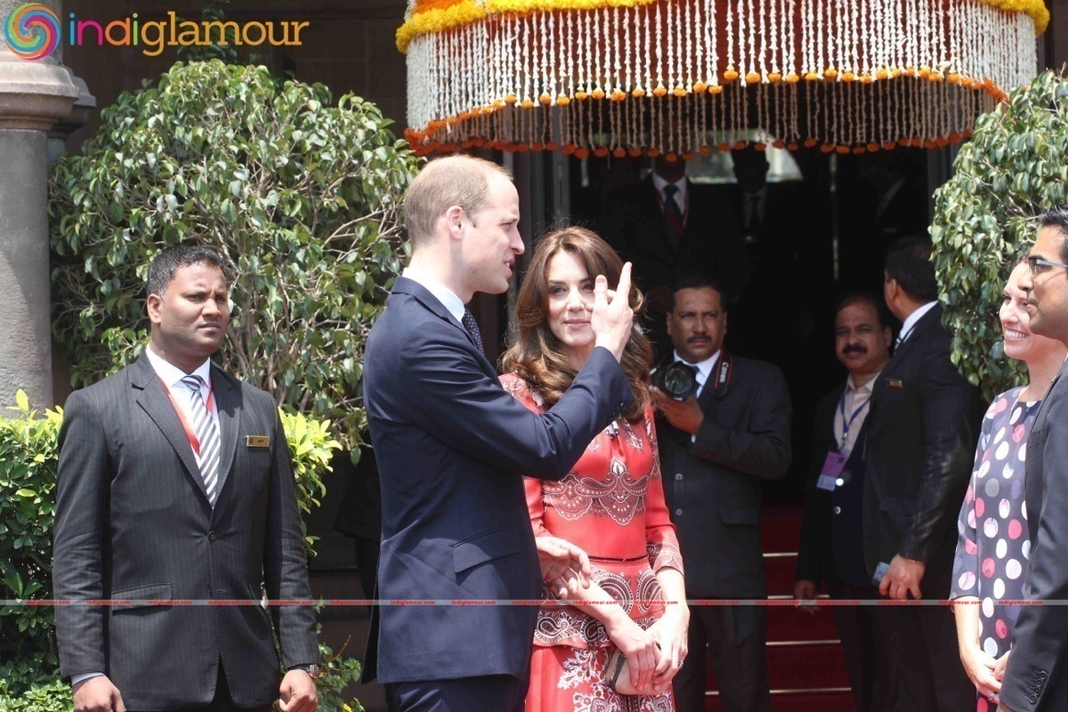 Prince Williams and Kate at Taj Hotel Event hd photo