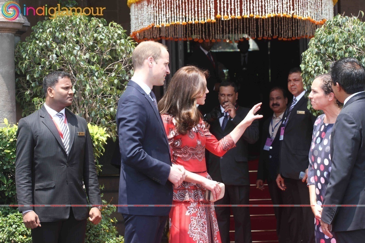 Prince Williams and Kate at Taj Hotel Event hd photo