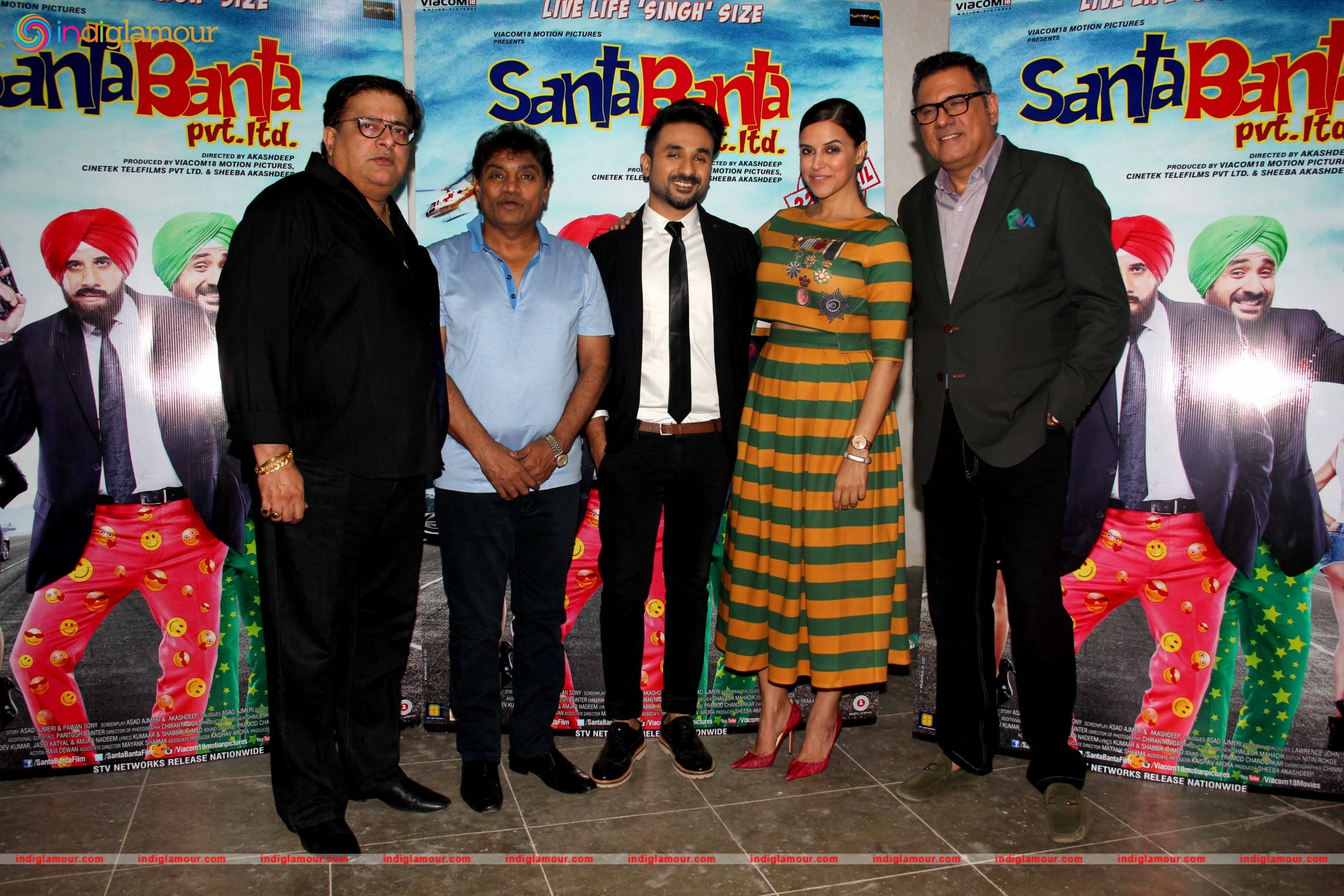 Promotion of Film Santa Banta Pvt Ltd Event hd photo